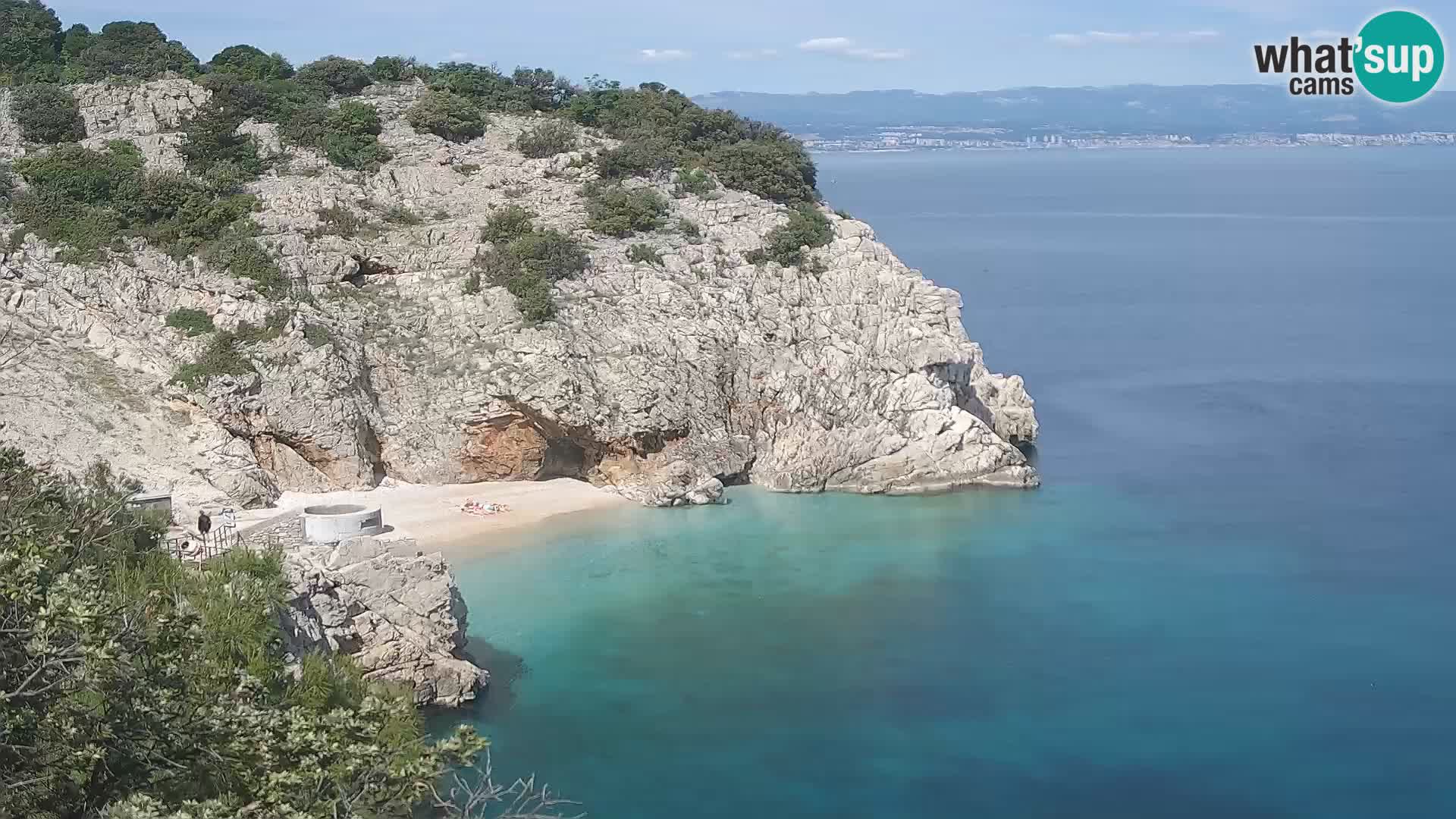 Webcam Brseč Strand – Mošćenička Draga – Kroatien