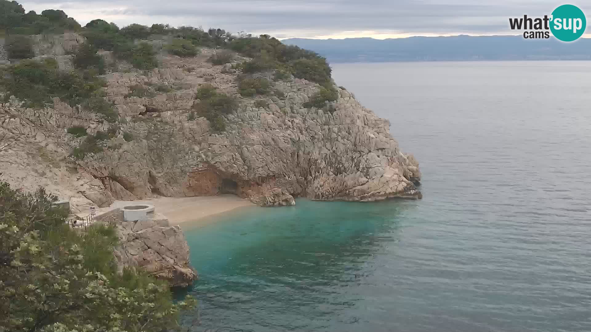 Web kamera plaže Brseč – Mošćenička Draga – Hrvatska