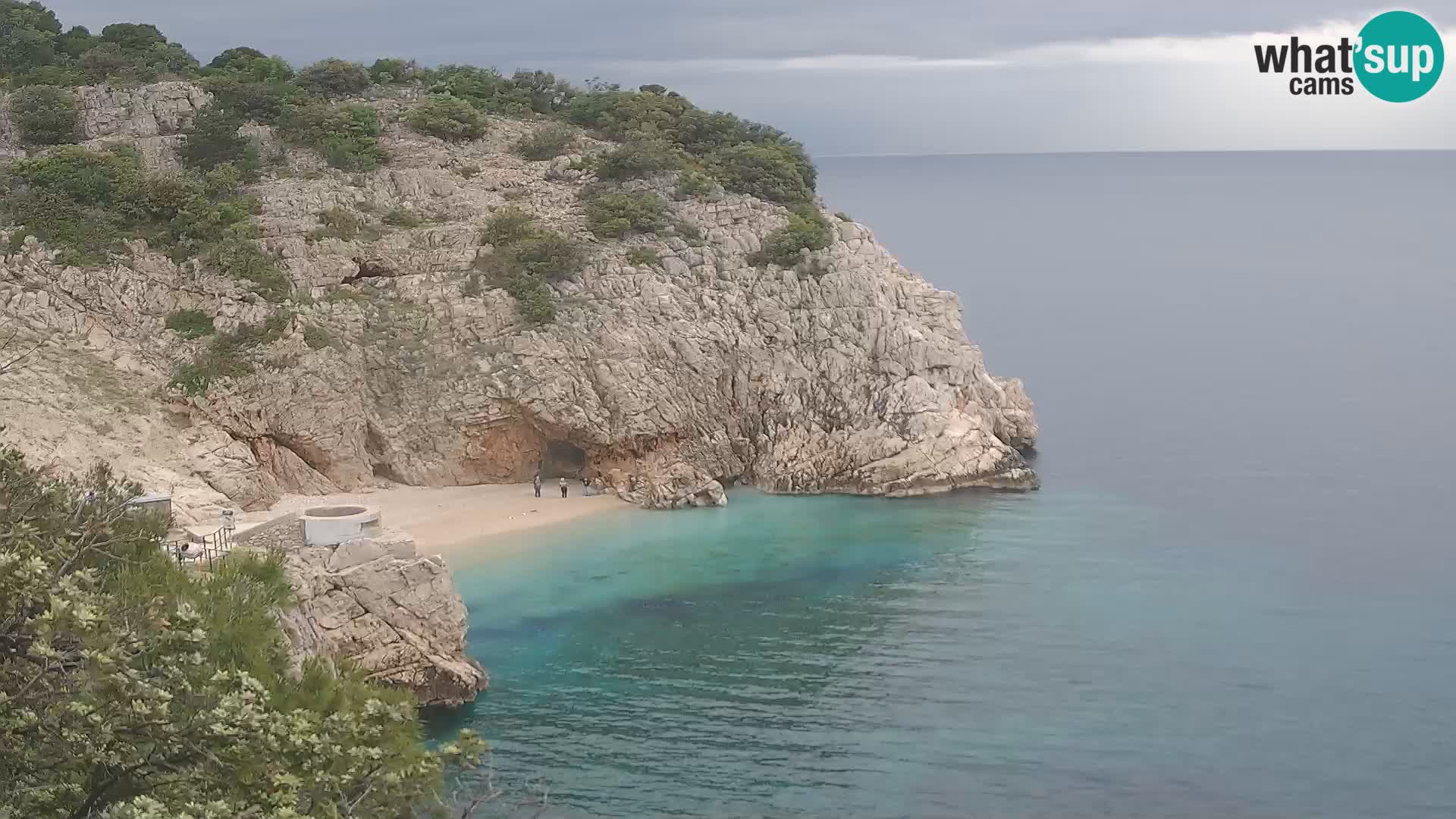 Webcam Brseč beach – Mošćenička Draga – Croatia