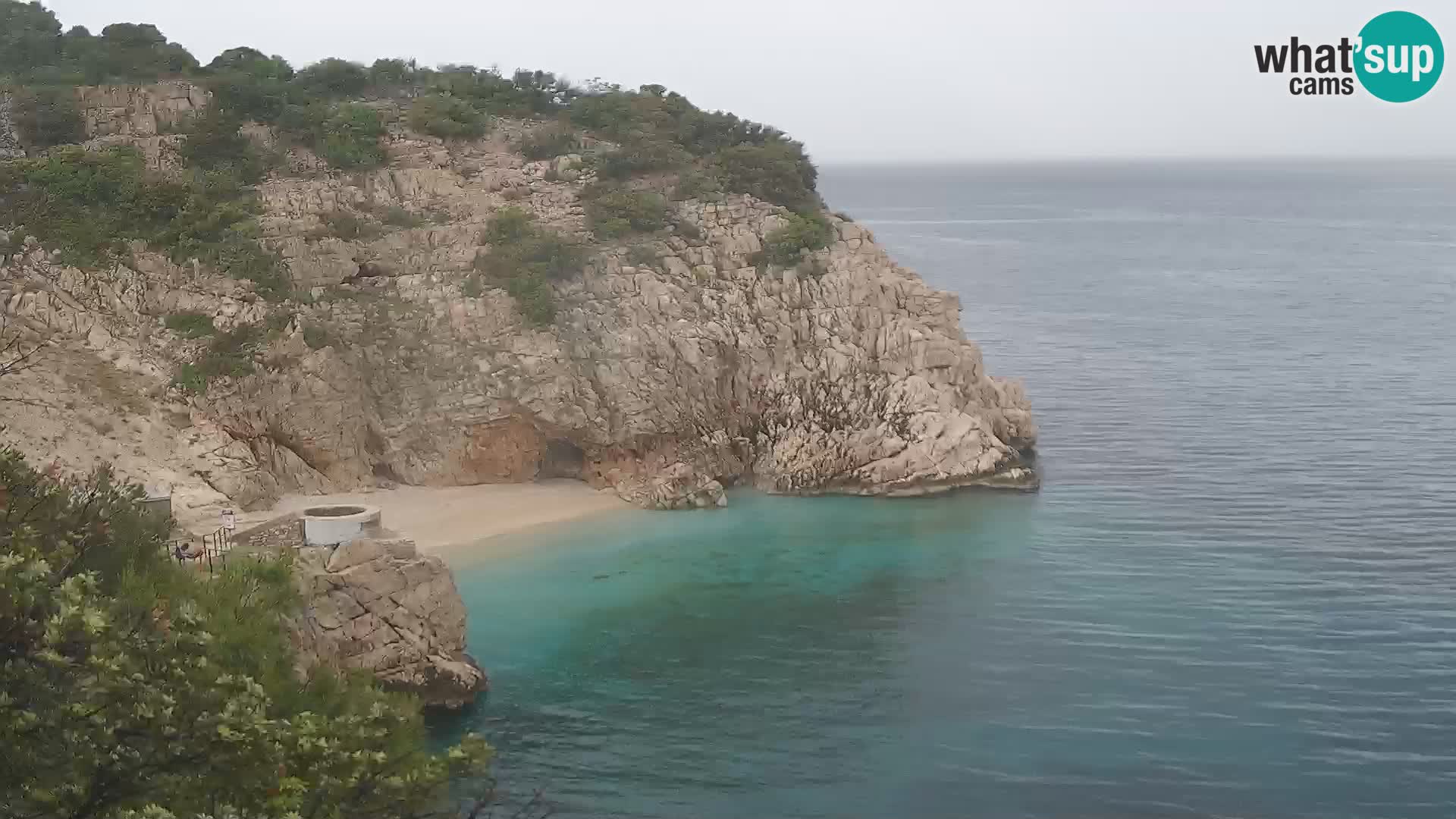 Webcam Brseč Strand – Mošćenička Draga – Kroatien