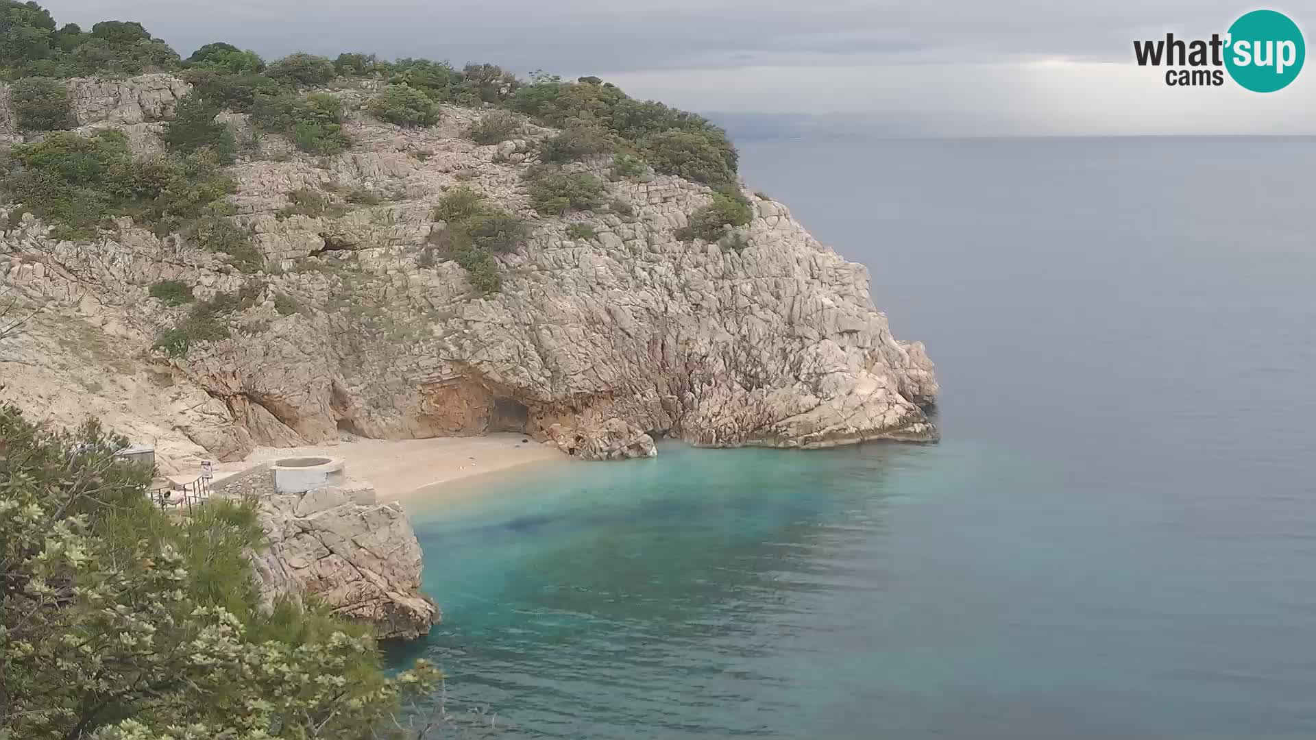 Webcam Brseč beach – Mošćenička Draga – Croatia