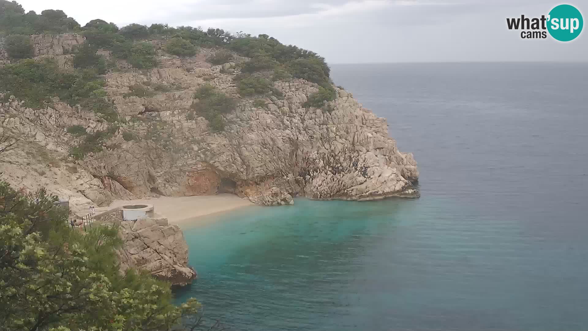 Webcam Bersezio spiaggia – Draga di Moschiena – Croazia