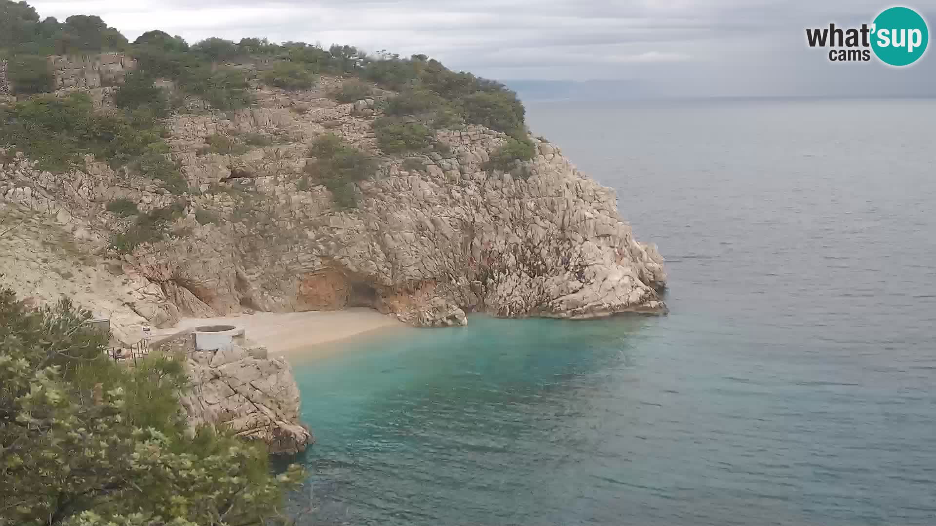 Webcam Brseč Strand – Mošćenička Draga – Kroatien