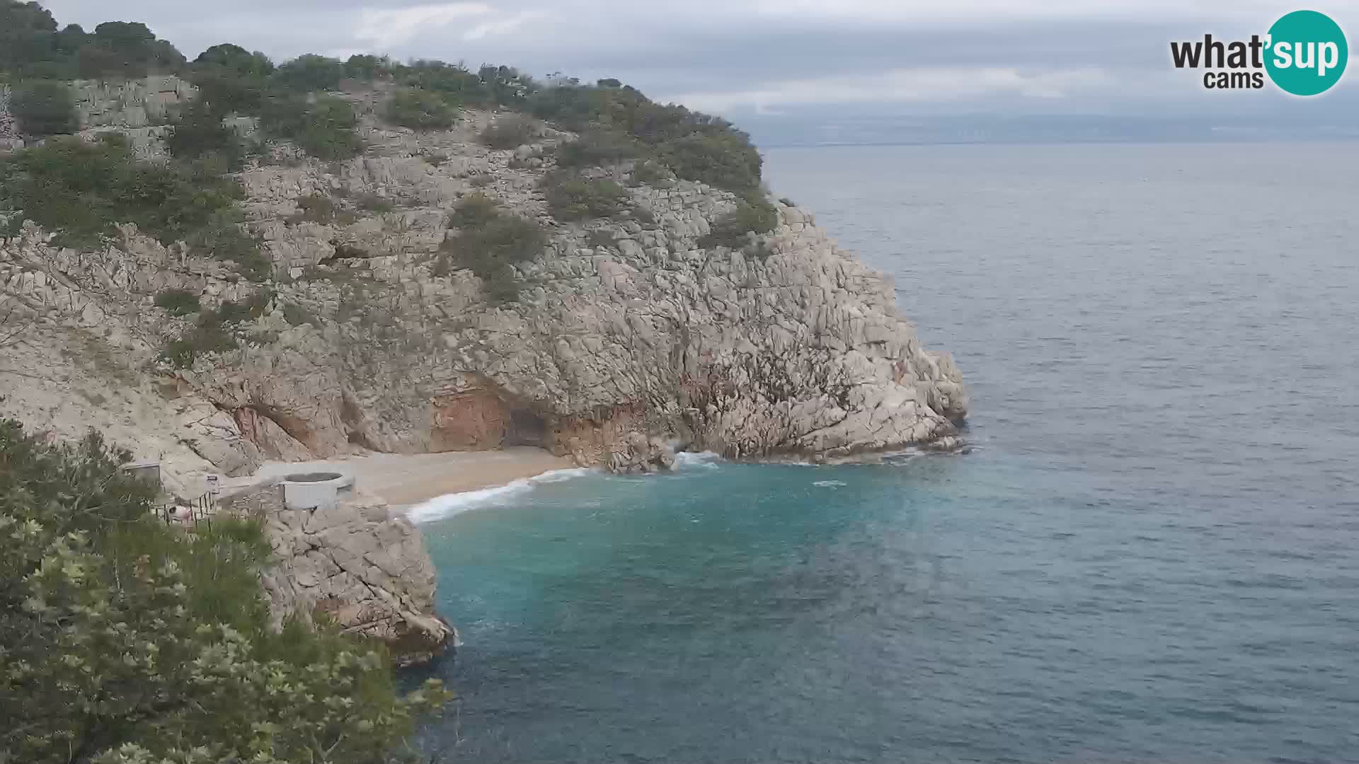 Webcam Brseč Strand – Mošćenička Draga – Kroatien