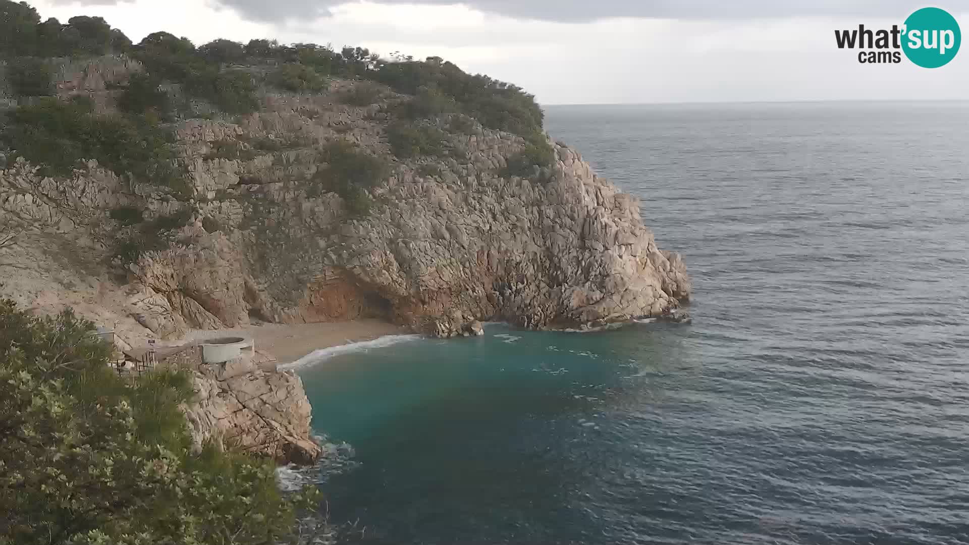 Webcam Brseč Strand – Mošćenička Draga – Kroatien