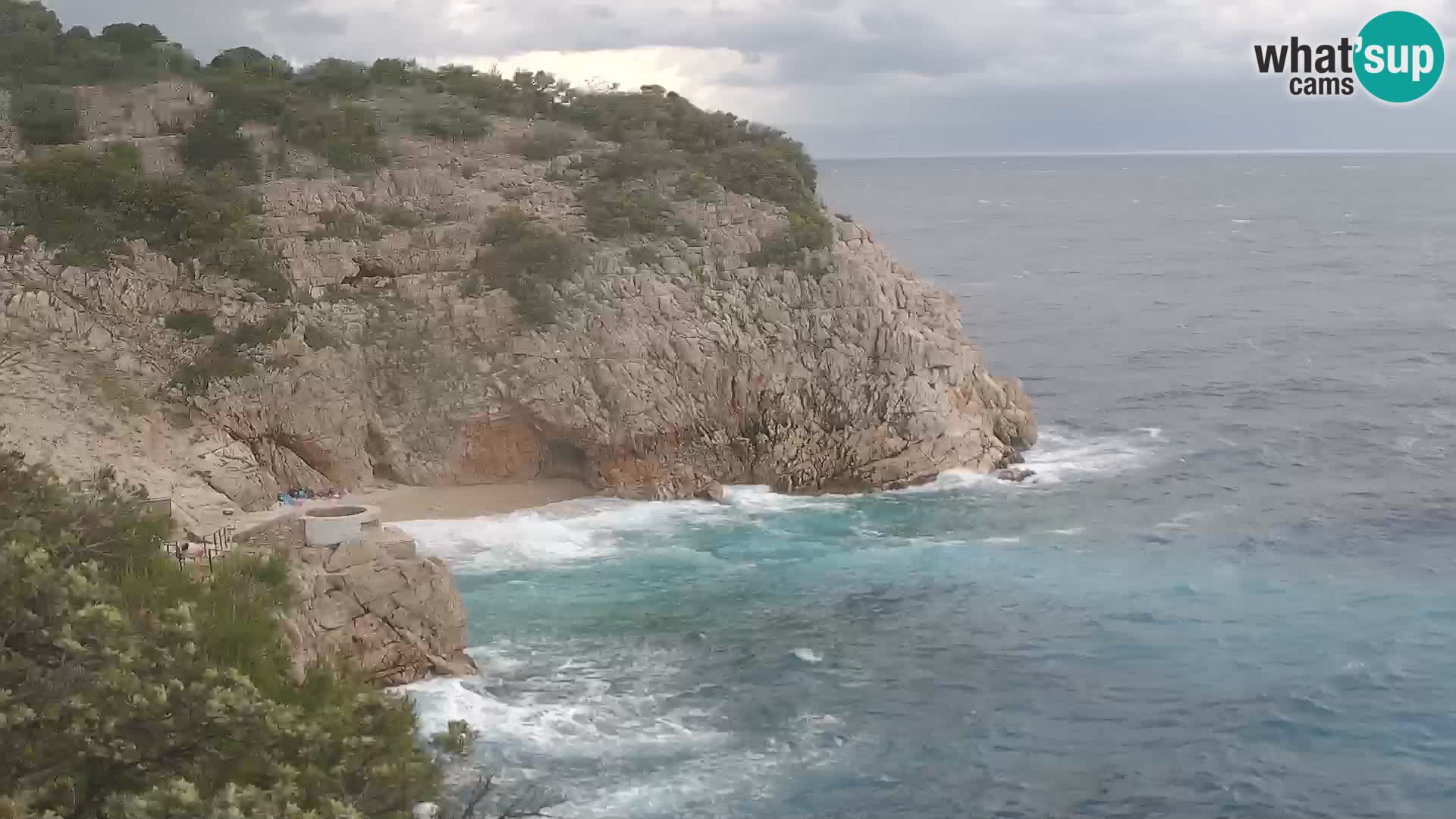 Webcam Brseč Strand – Mošćenička Draga – Kroatien