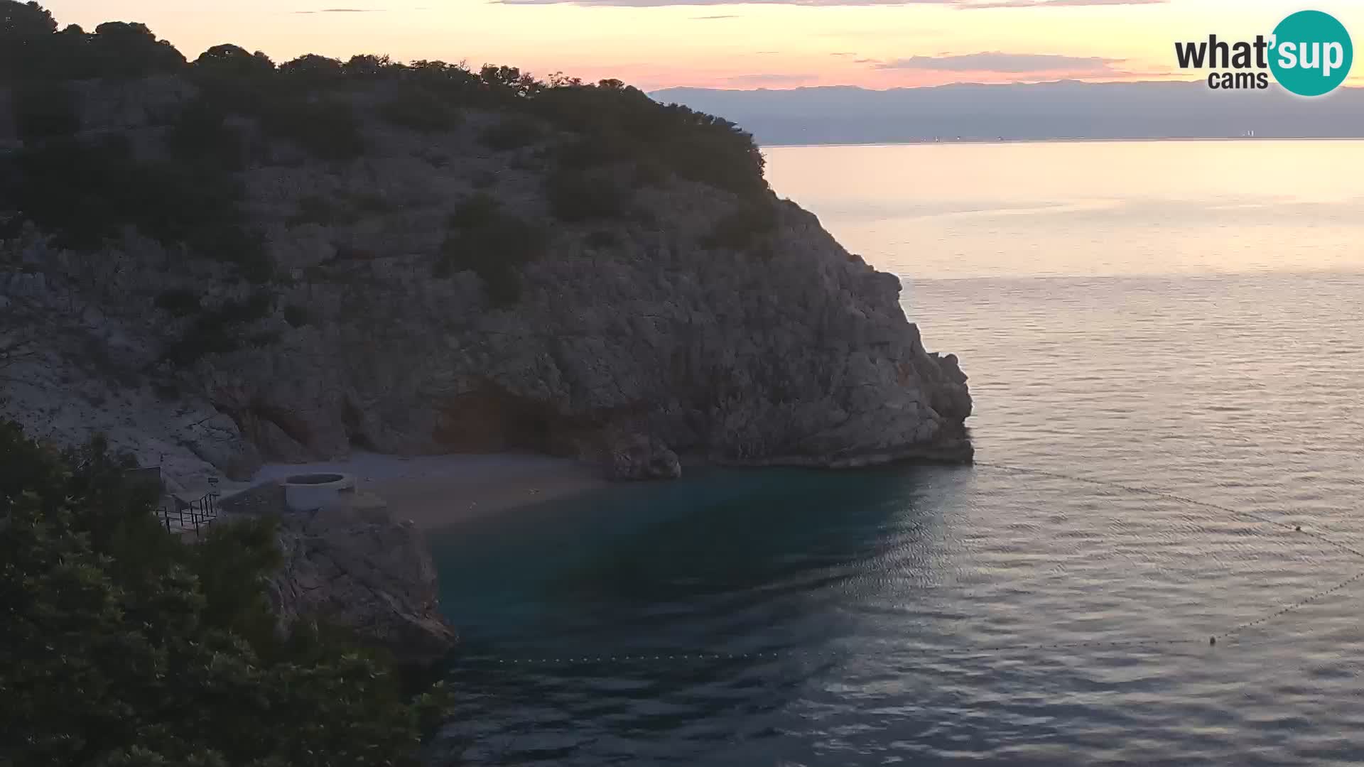 Webcam Bersezio spiaggia – Draga di Moschiena – Croazia