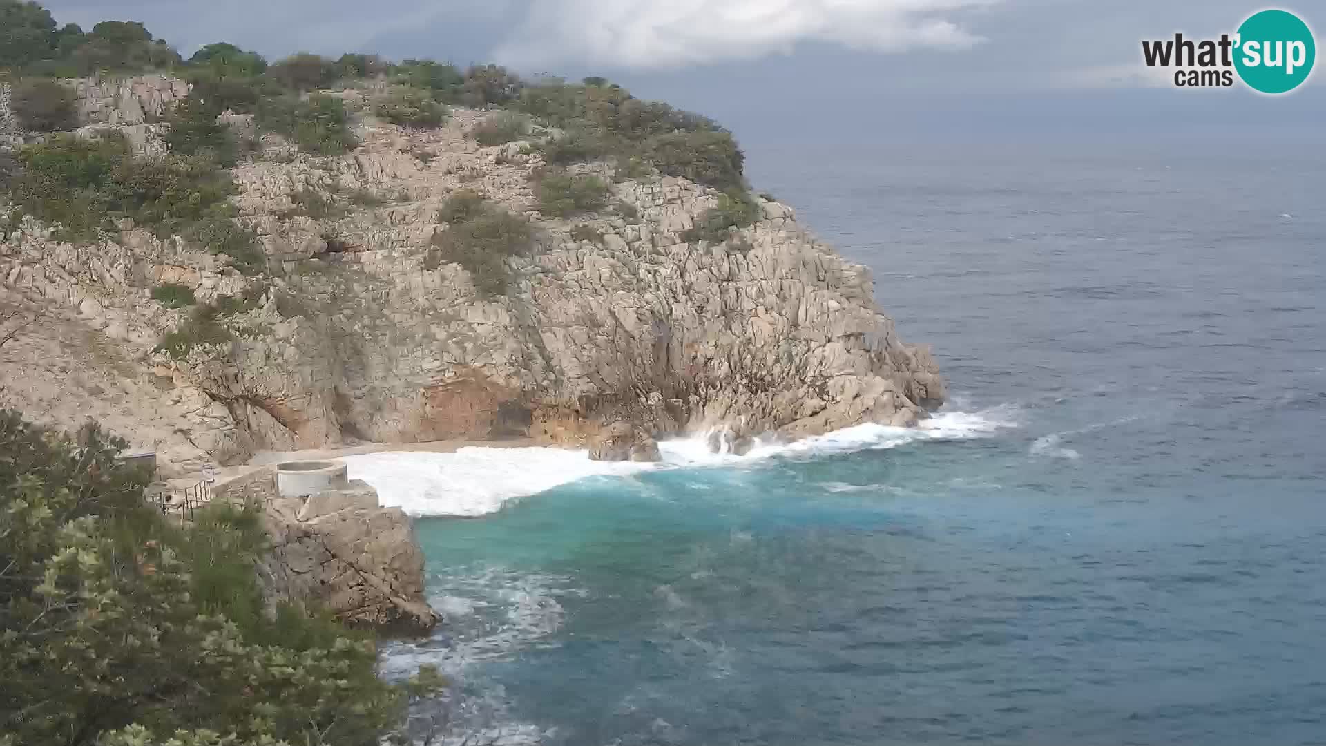 Webcam Brseč beach – Mošćenička Draga – Croatia