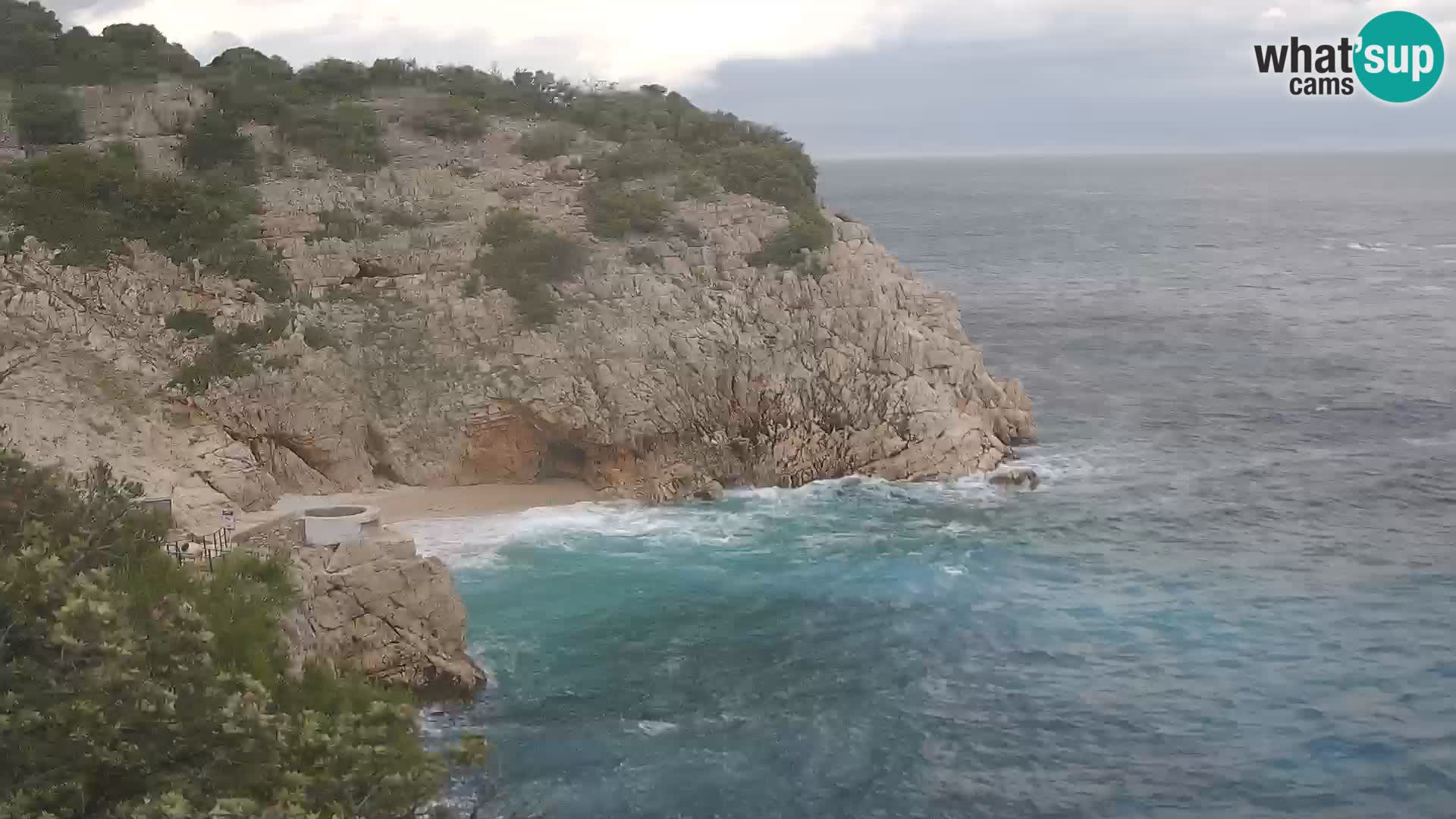 Webcam Brseč beach – Mošćenička Draga – Croatia