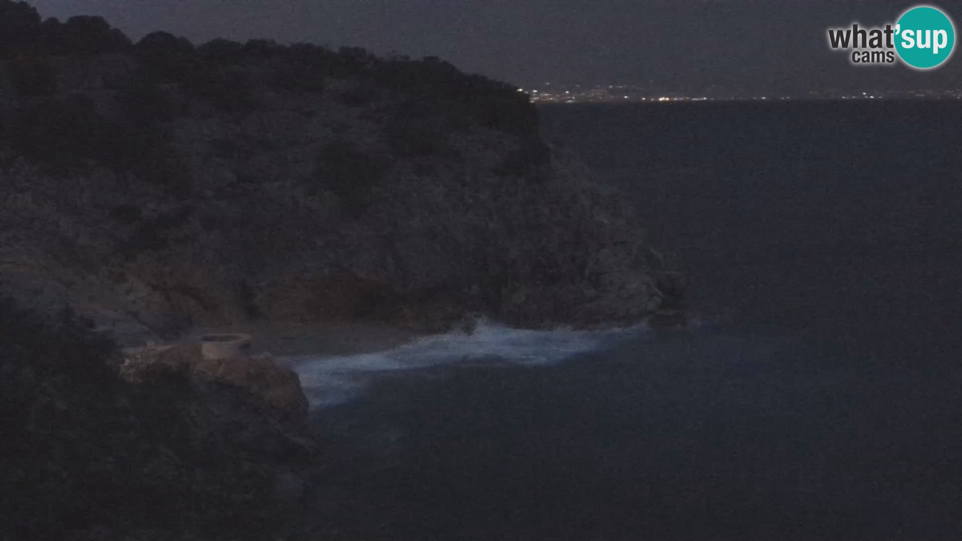 Webcam plage Brseč à Mošćenička Draga, Croatie