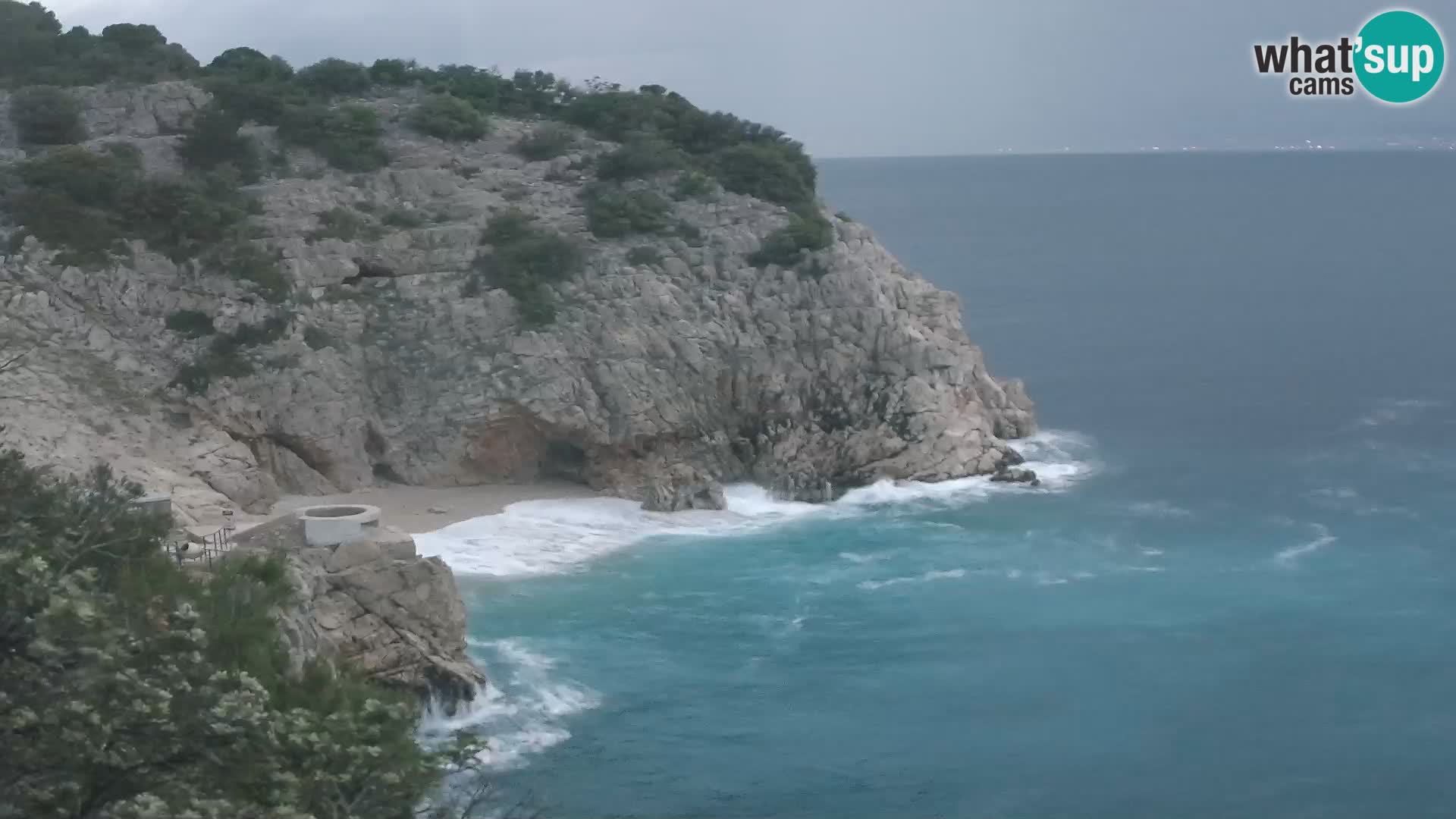 Webcam Brseč beach – Mošćenička Draga – Croatia