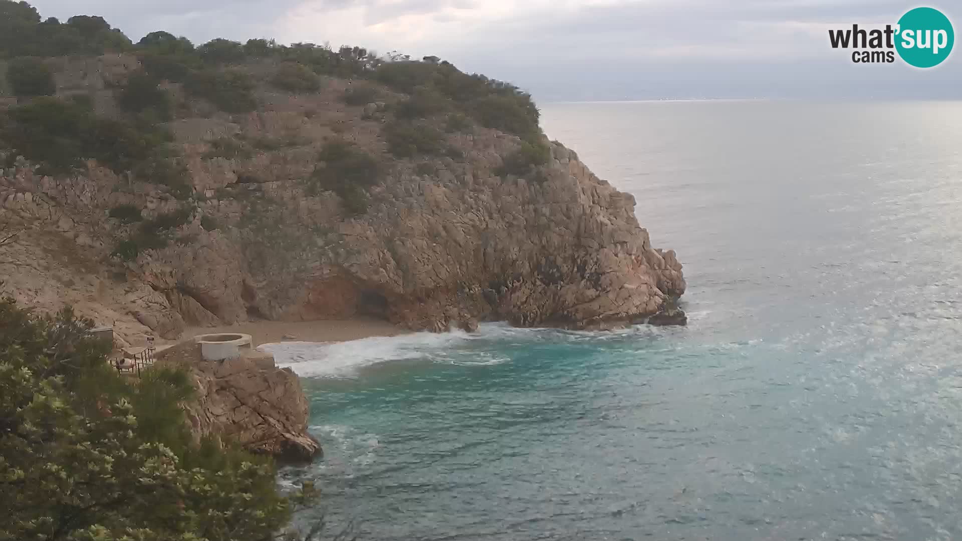 Webcam Brseč Strand – Mošćenička Draga – Kroatien