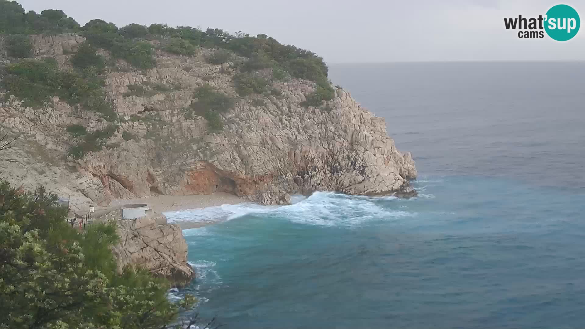 Webcam Brseč beach – Mošćenička Draga – Croatia