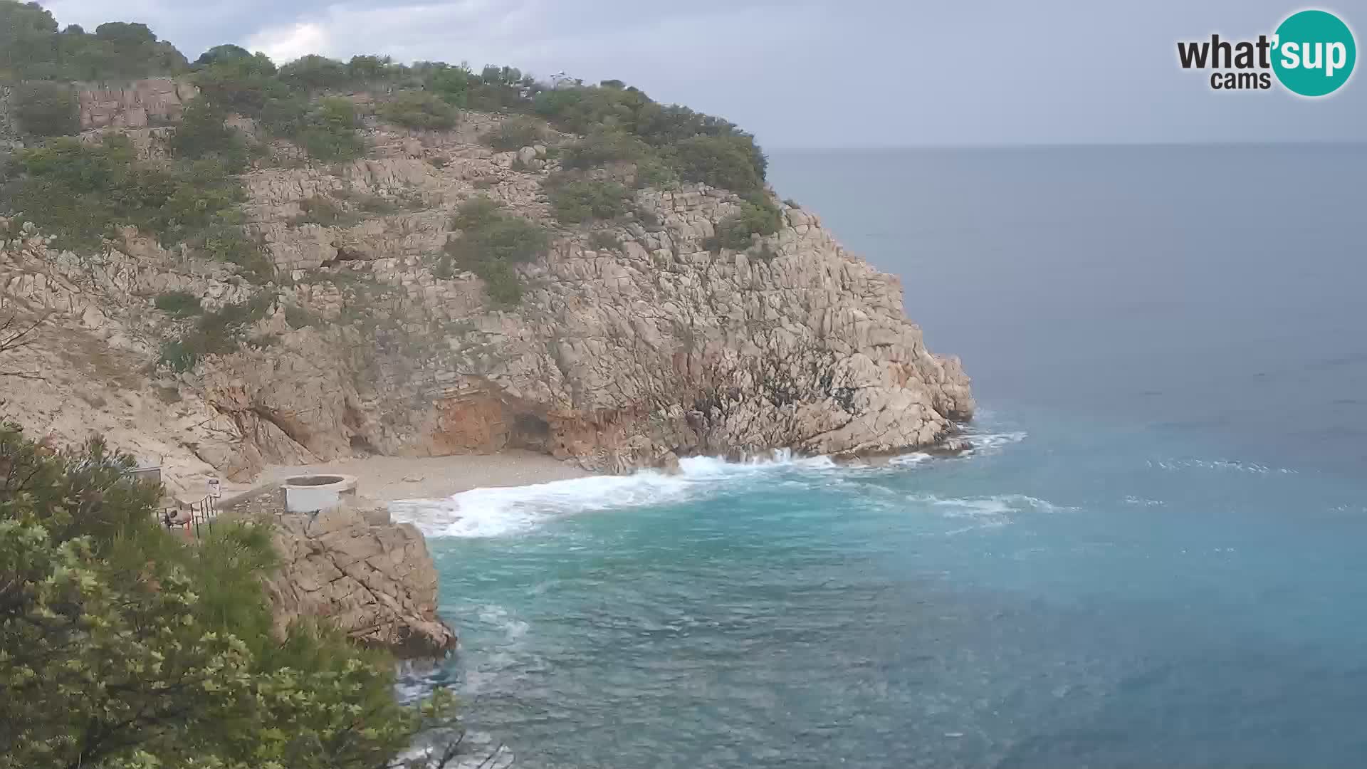 Web kamera plaže Brseč – Mošćenička Draga – Hrvatska