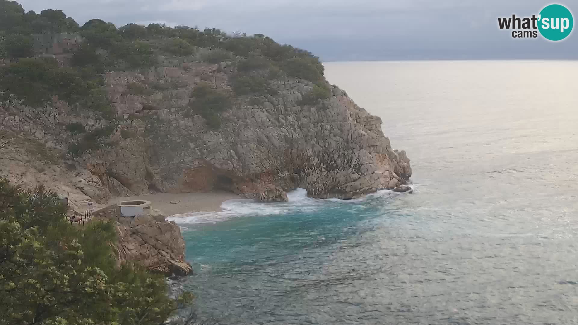 Webcam Brseč Strand – Mošćenička Draga – Kroatien