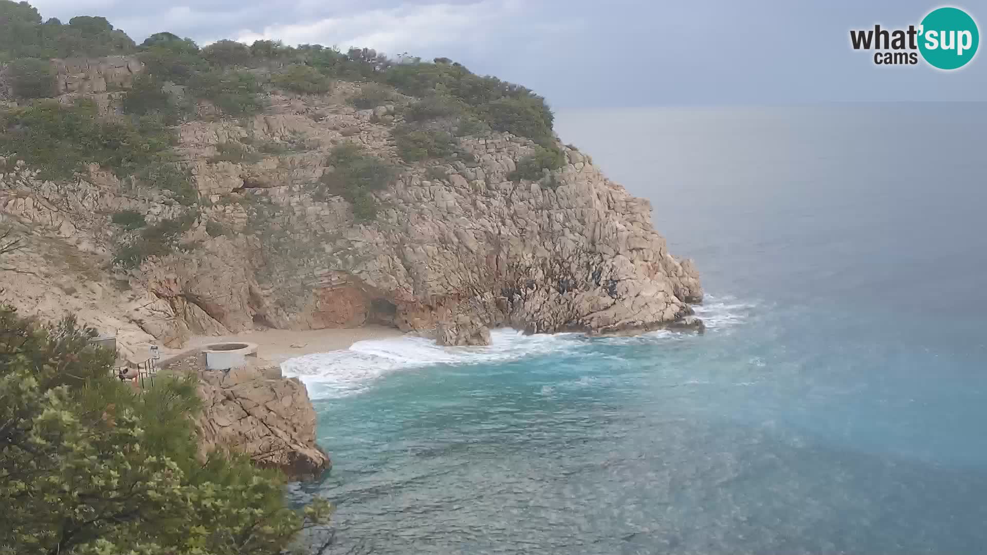 Webcam Brseč Strand – Mošćenička Draga – Kroatien
