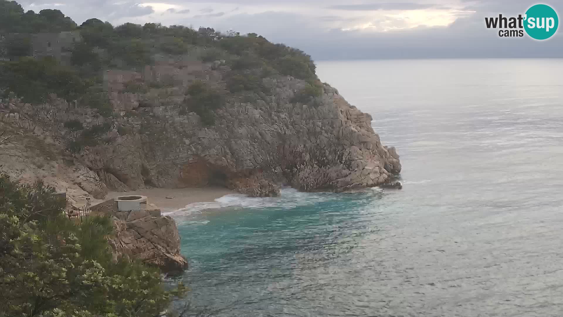 Webcam Bersezio spiaggia – Draga di Moschiena – Croazia