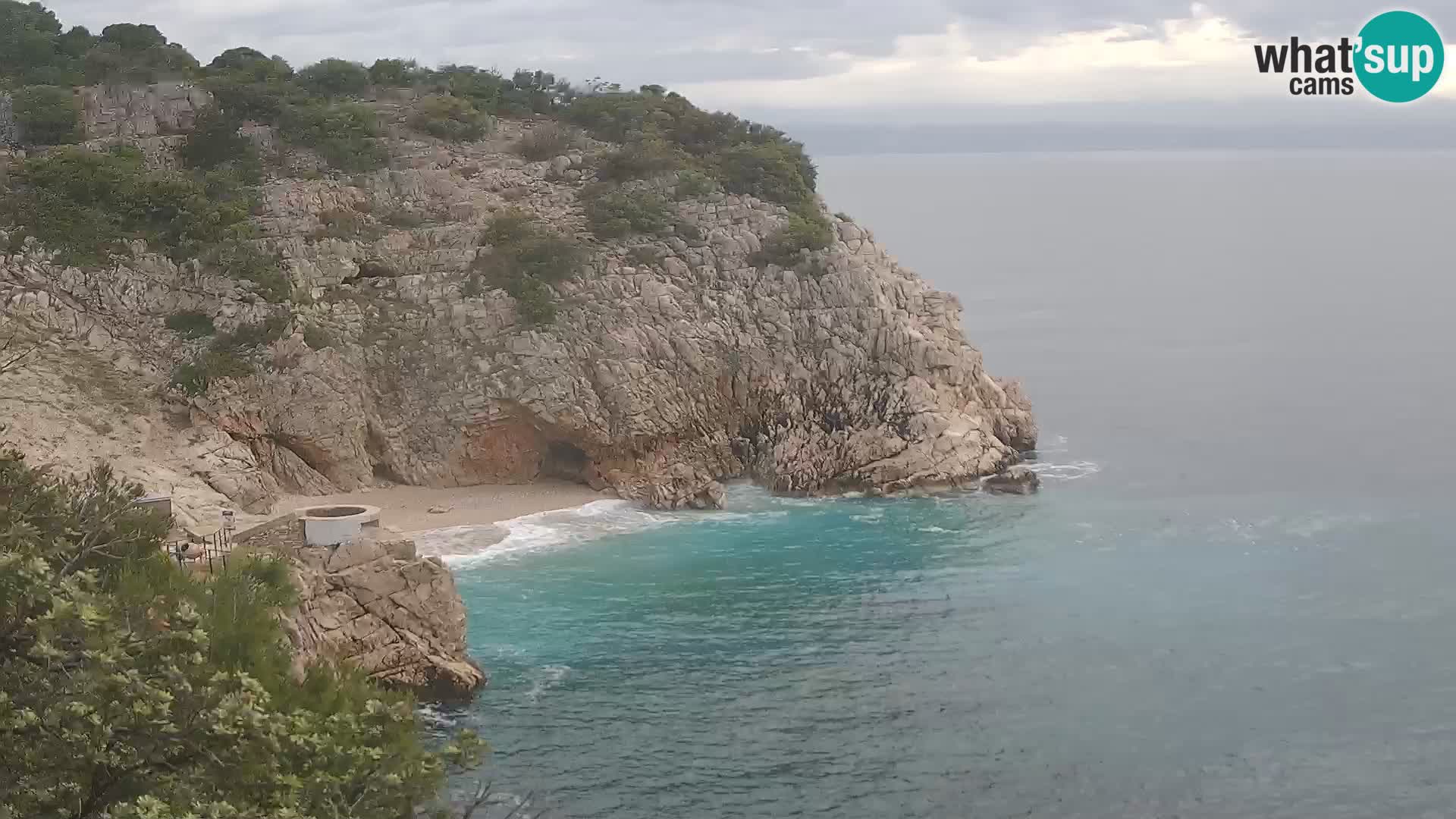 Webcam Bersezio spiaggia – Draga di Moschiena – Croazia