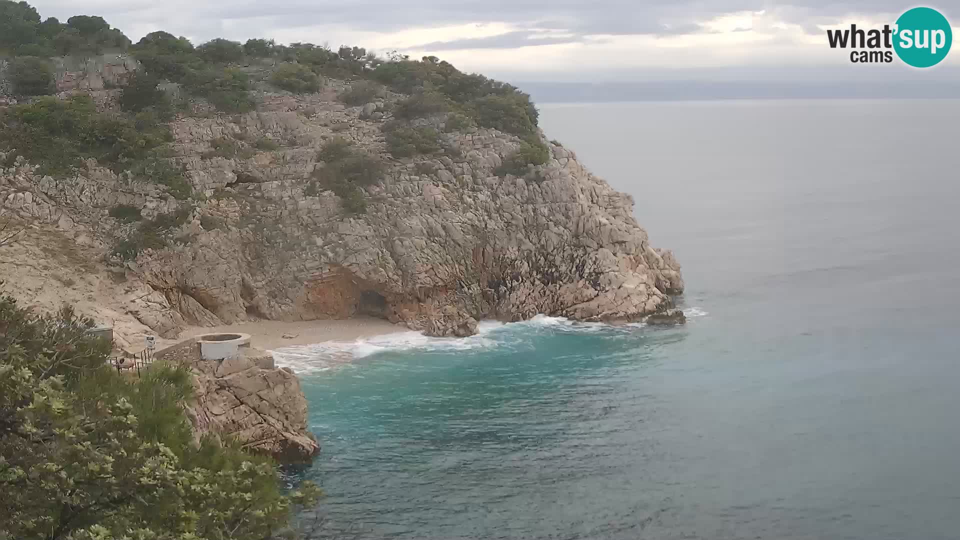 Web kamera plaže Brseč – Mošćenička Draga – Hrvatska