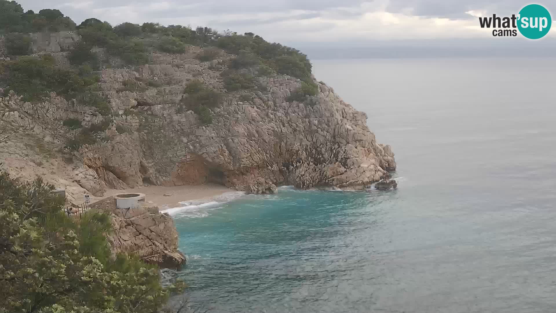 Webcam Brseč Strand – Mošćenička Draga – Kroatien
