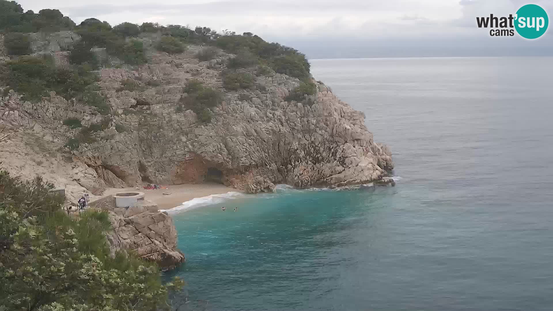 Web kamera plaže Brseč – Mošćenička Draga – Hrvatska