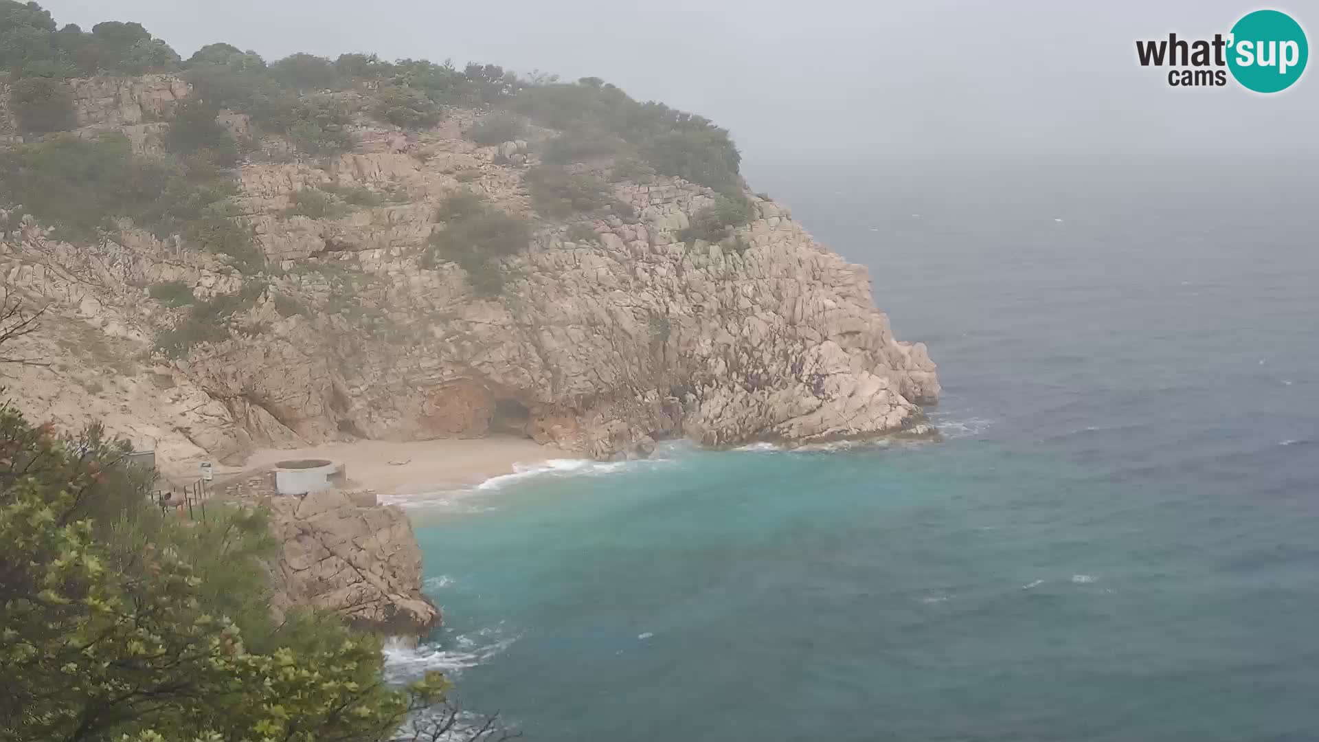 Web kamera plaže Brseč – Mošćenička Draga – Hrvatska