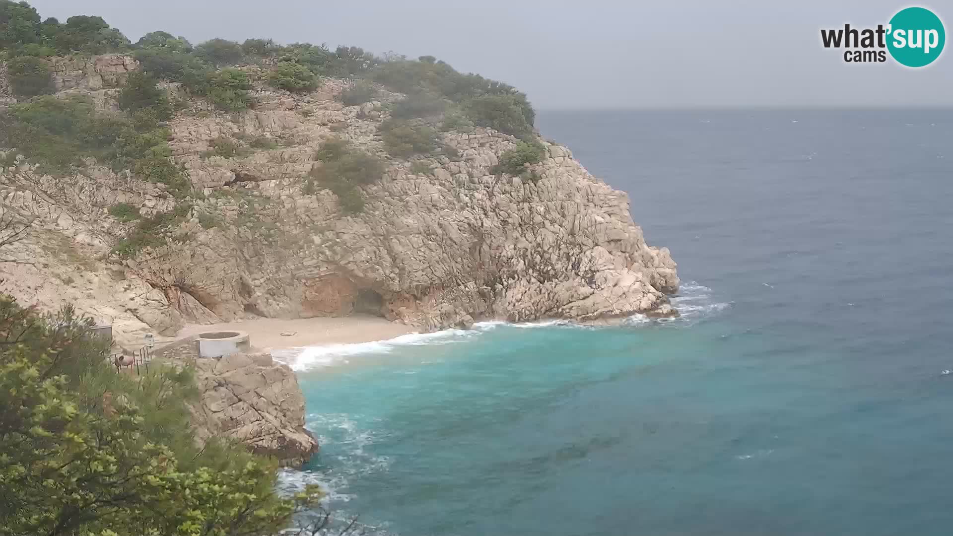 Webcam Bersezio spiaggia – Draga di Moschiena – Croazia
