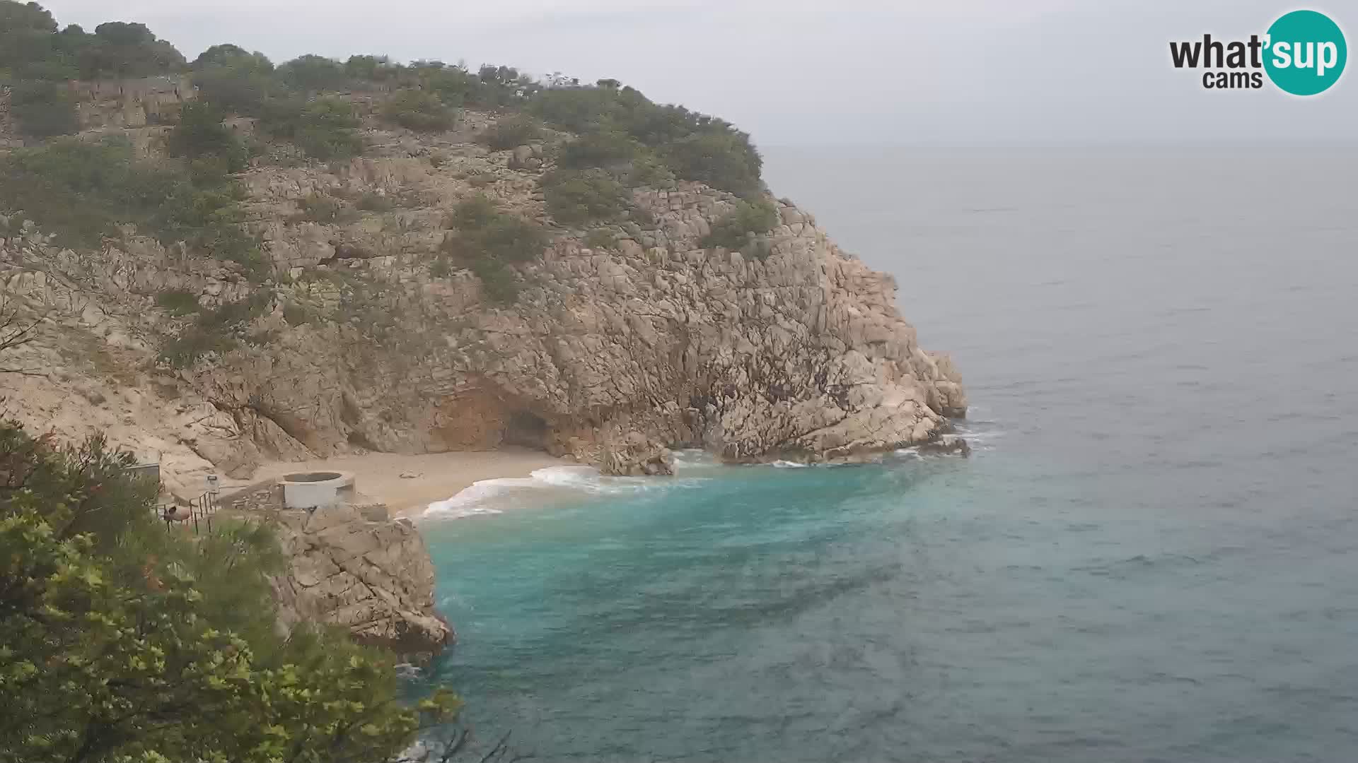 Webcam Bersezio spiaggia – Draga di Moschiena – Croazia