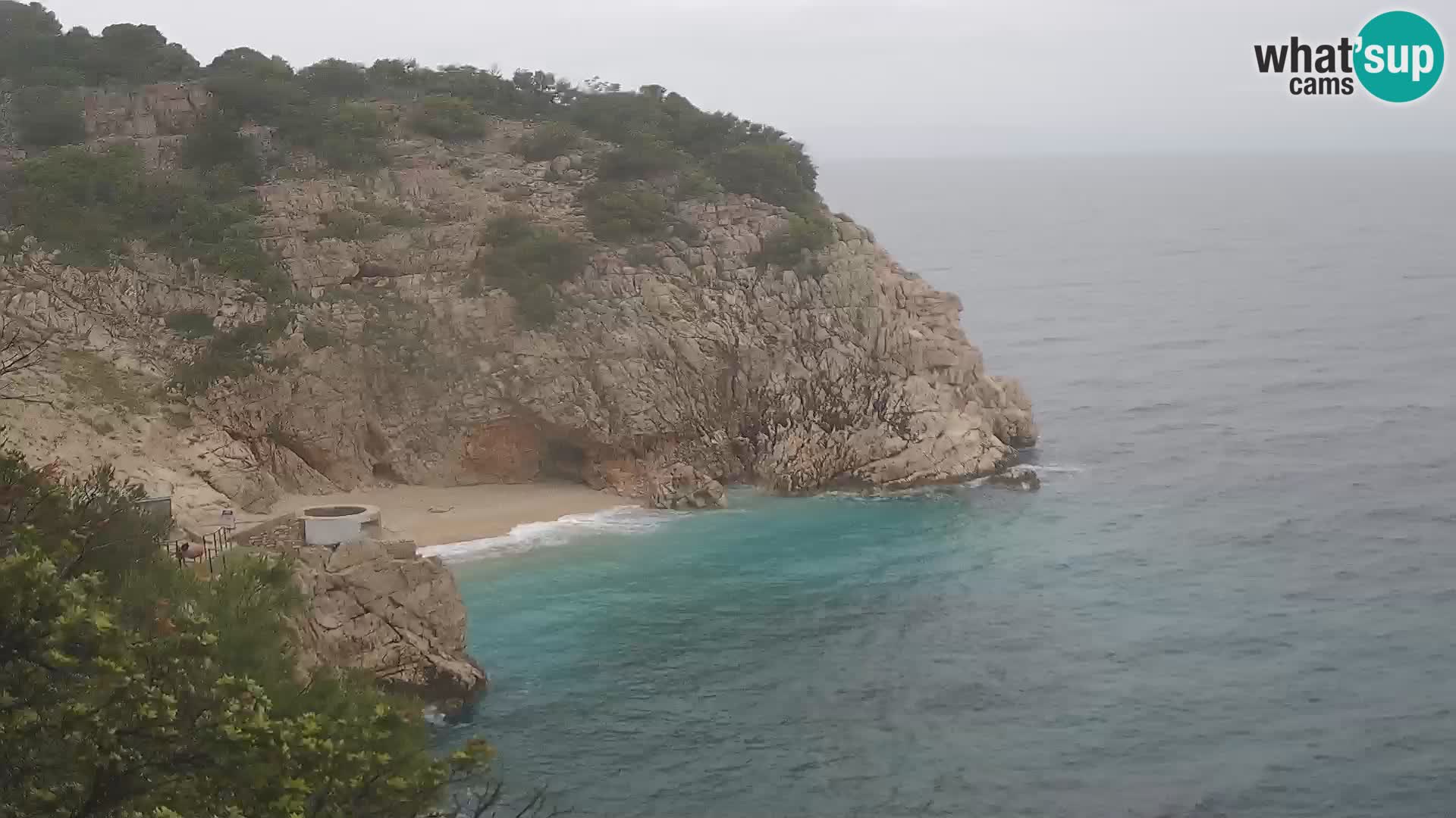 Webcam Brseč Strand – Mošćenička Draga – Kroatien