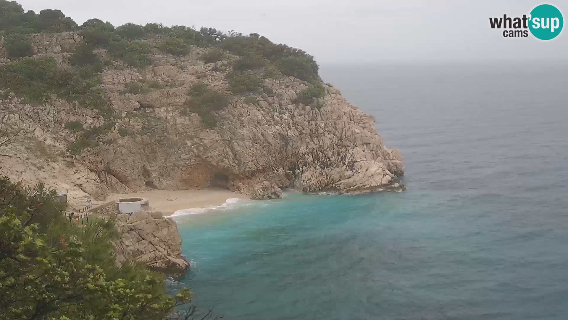 Web kamera plaže Brseč – Mošćenička Draga – Hrvatska