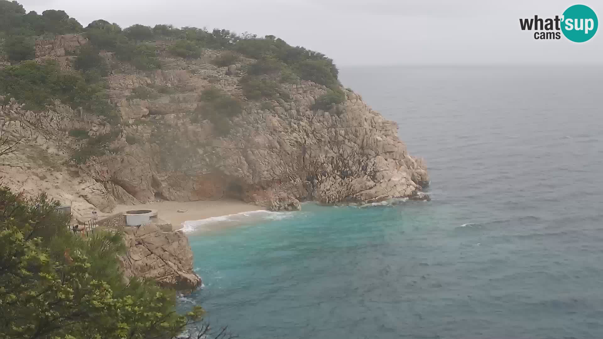Webcam Brseč beach – Mošćenička Draga – Croatia