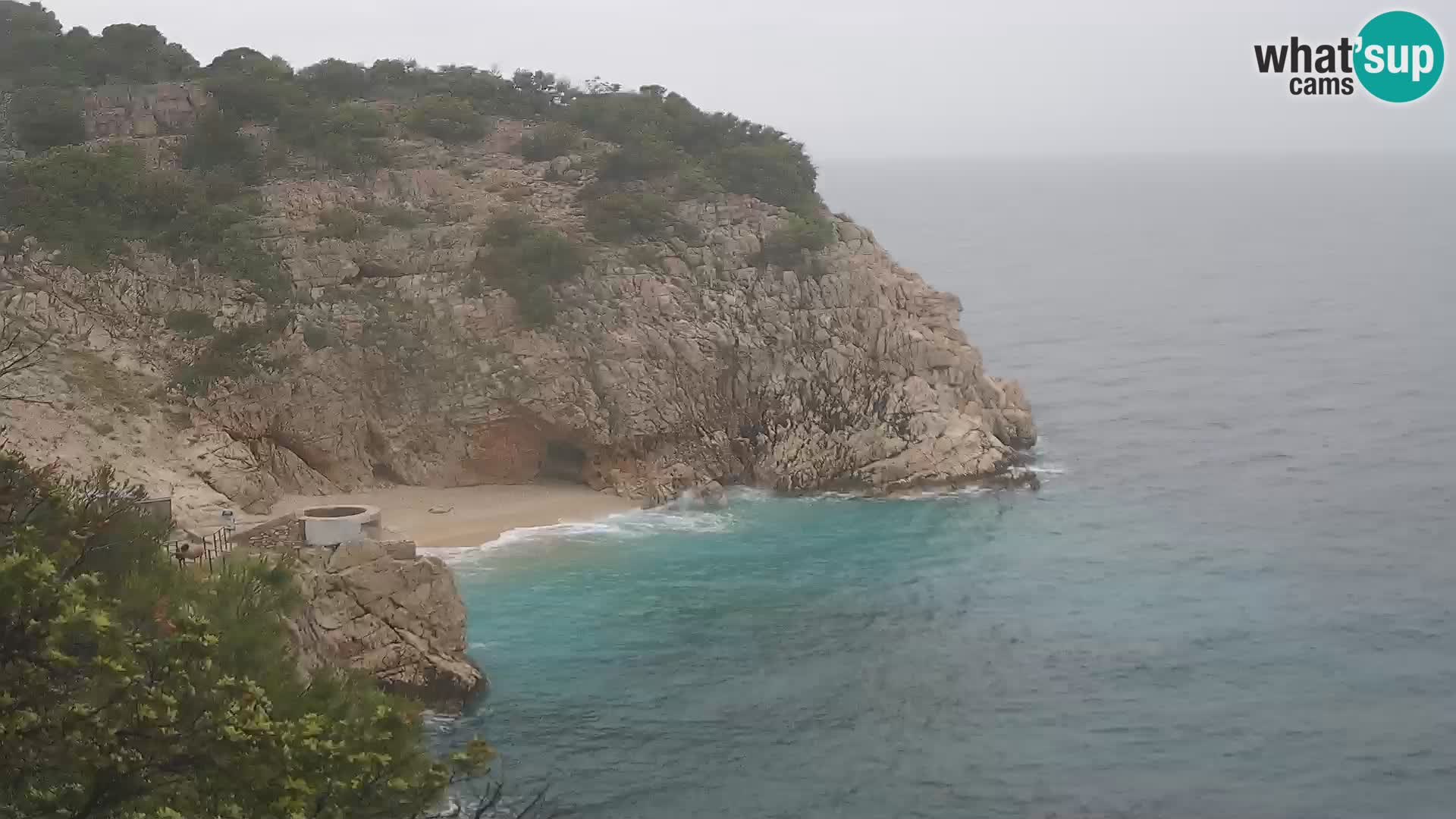 Webcam Brseč beach – Mošćenička Draga – Croatia