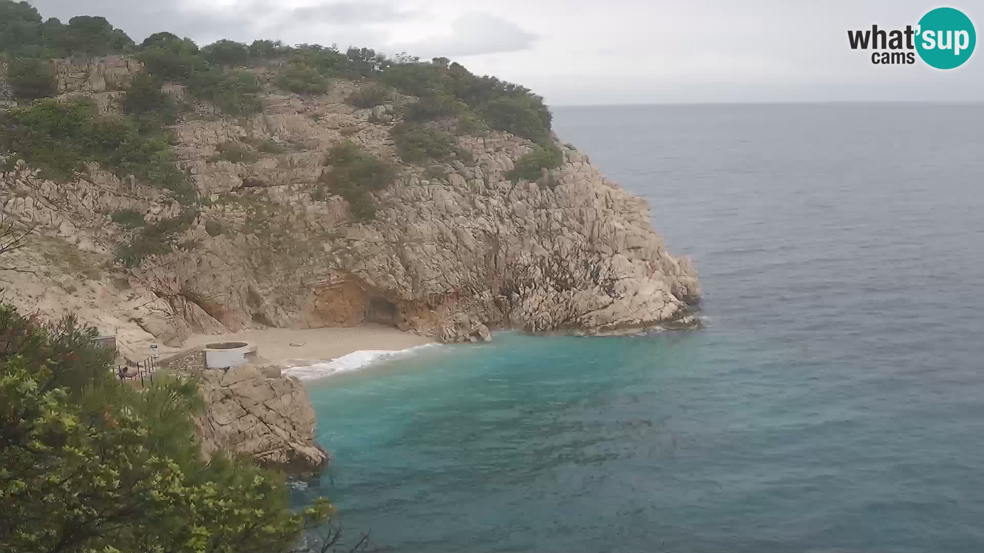 Webcam Bersezio spiaggia – Draga di Moschiena – Croazia