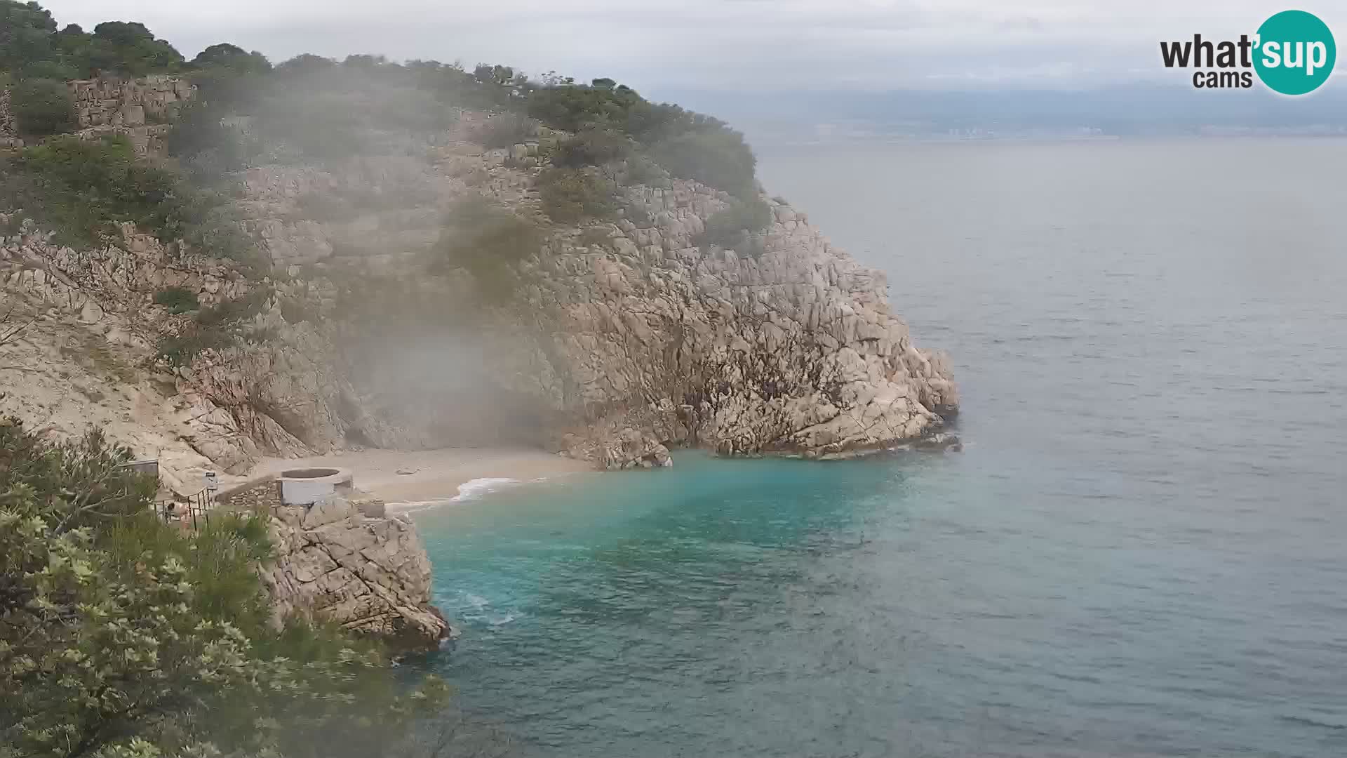 Webcam Brseč beach – Mošćenička Draga – Croatia