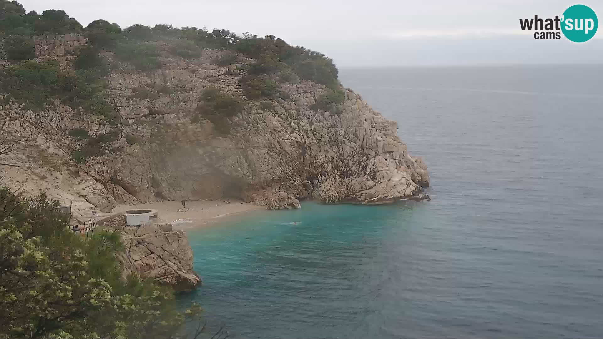 Webcam Brseč beach – Mošćenička Draga – Croatia