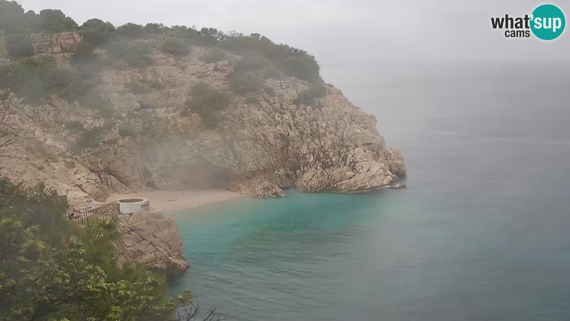 Web kamera plaže Brseč – Mošćenička Draga – Hrvatska