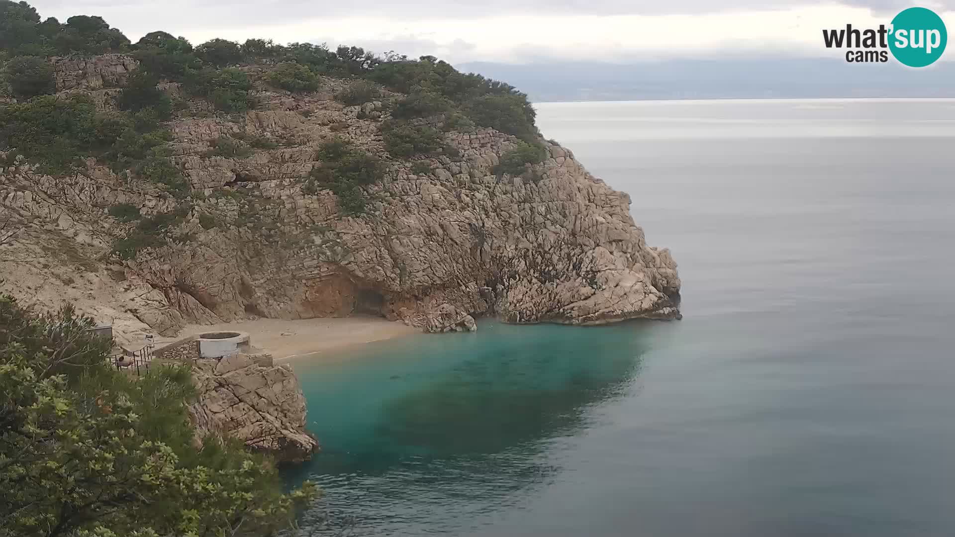 Webcam Brseč beach – Mošćenička Draga – Croatia