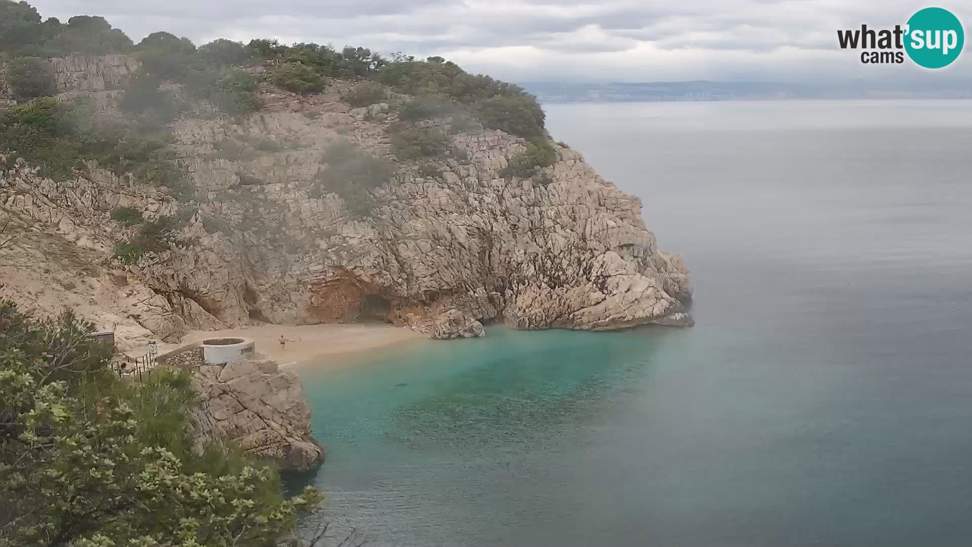Webcam Brseč beach – Mošćenička Draga – Croatia