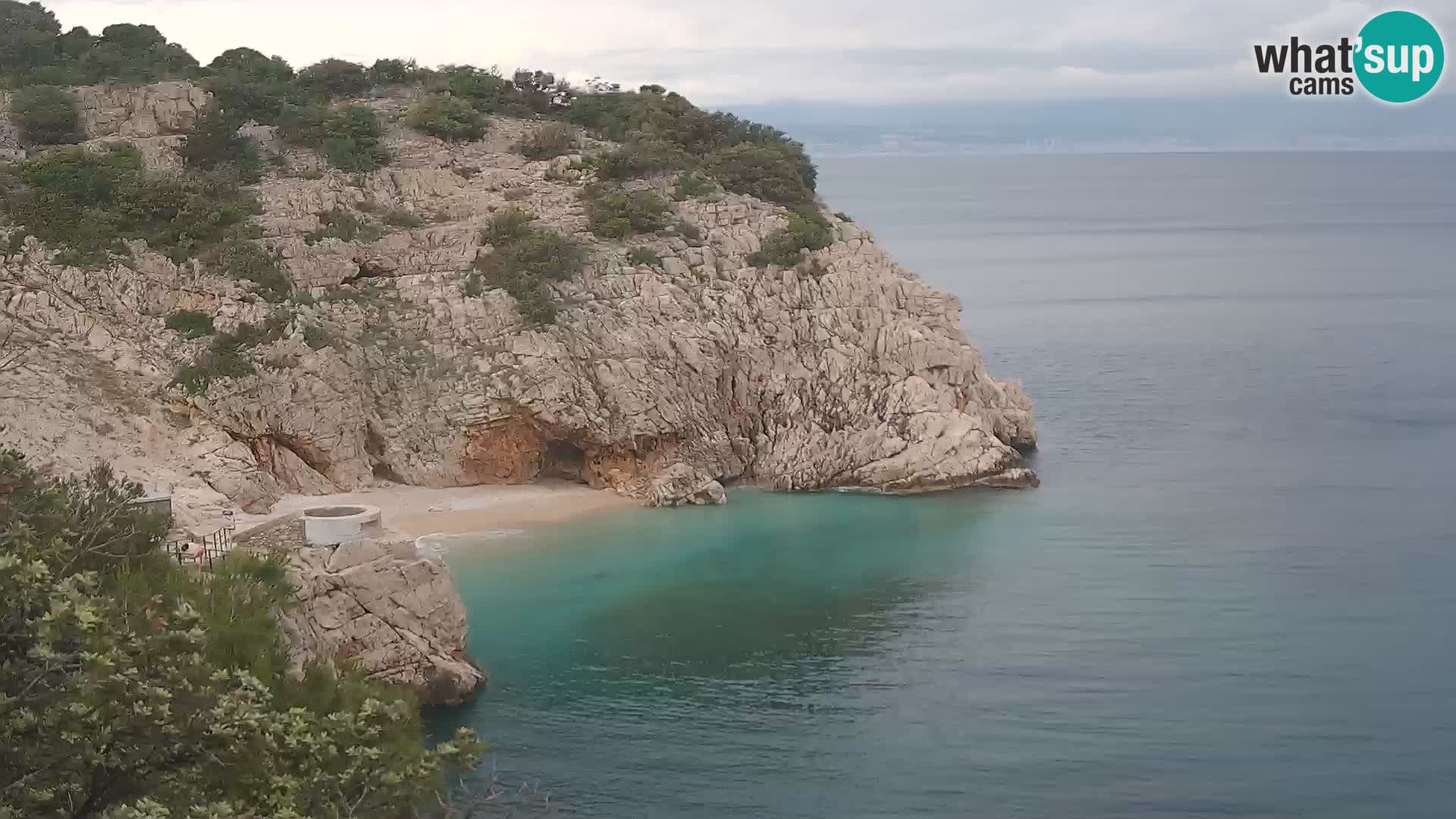 Webcam Brseč beach – Mošćenička Draga – Croatia