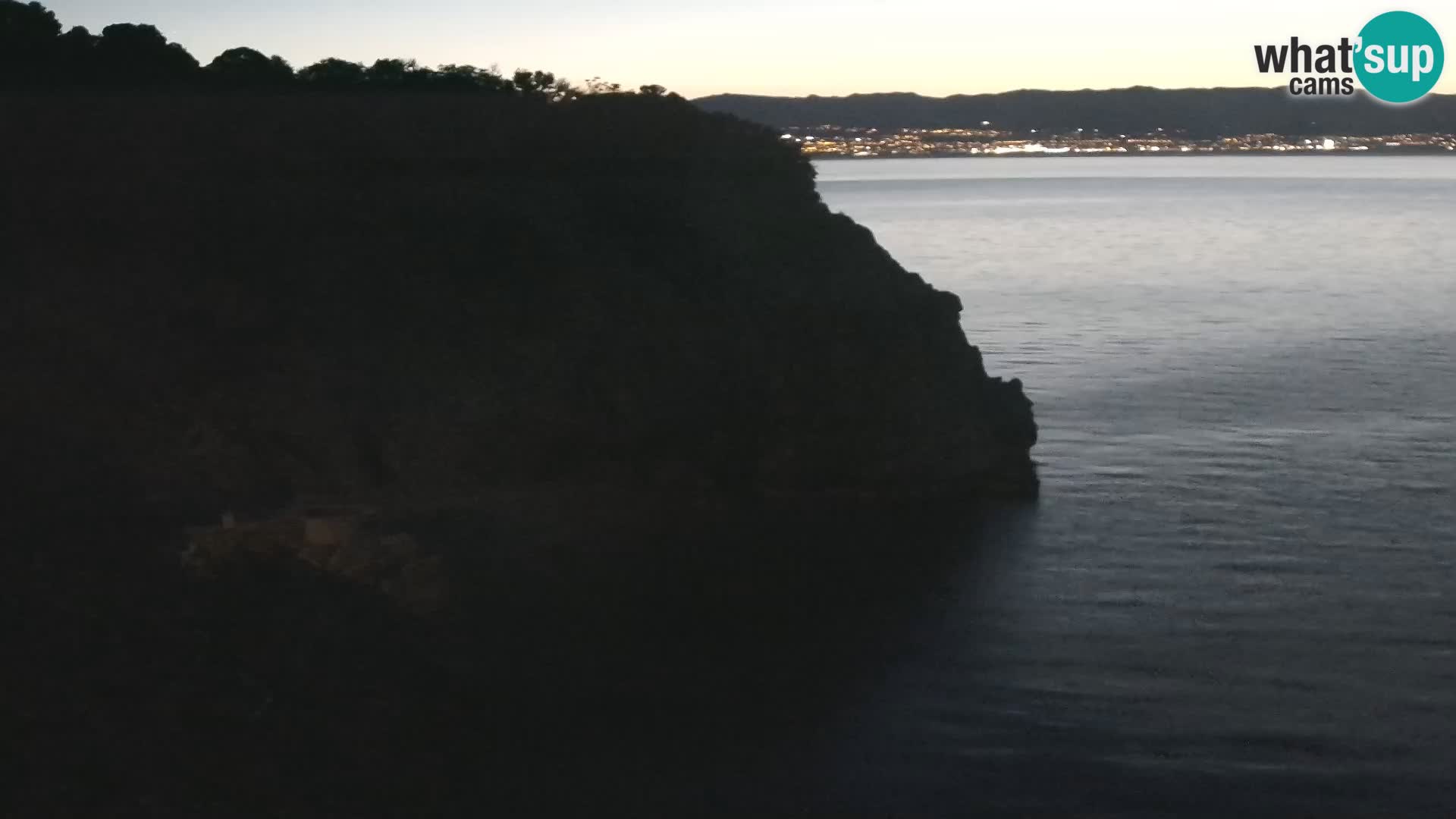 Cámara web de la playa de Brseč en Mošćenička Draga, Croacia