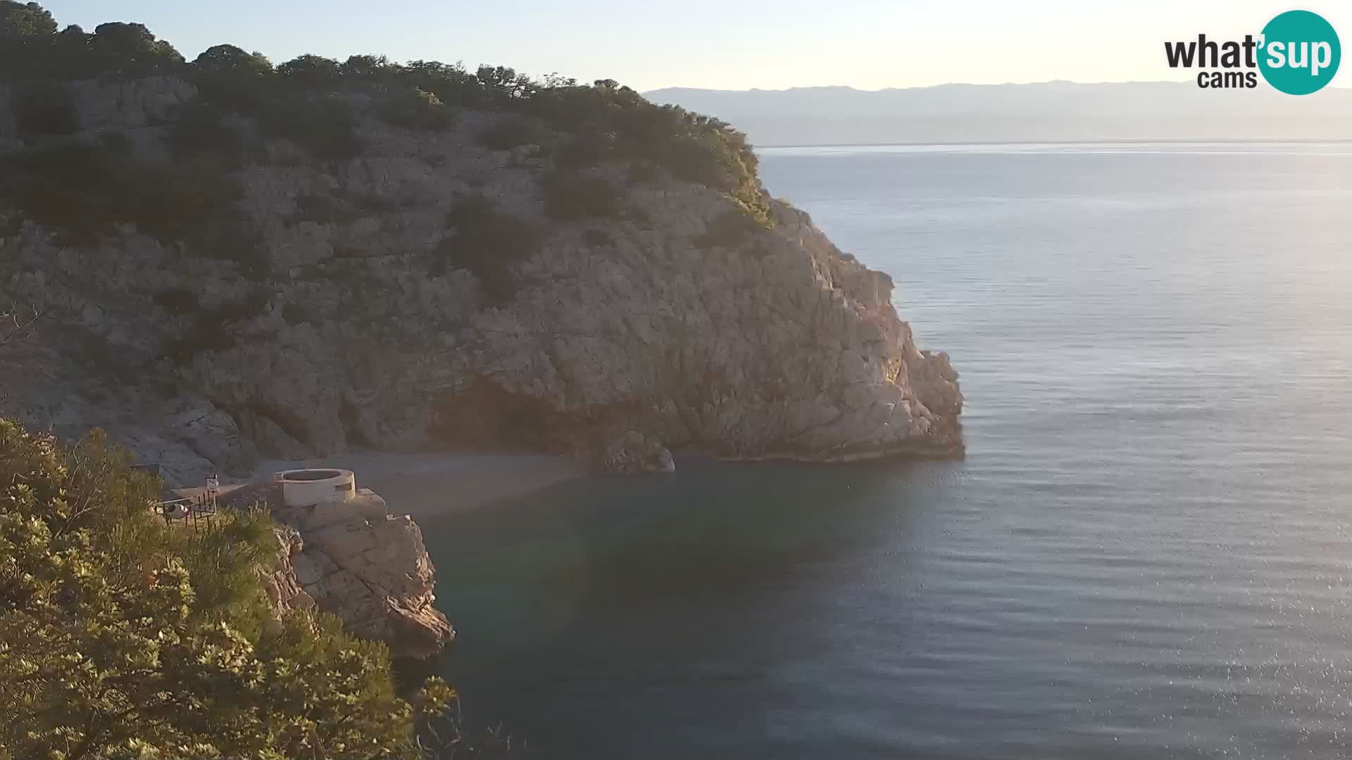 Webcam Brseč beach – Mošćenička Draga – Croatia