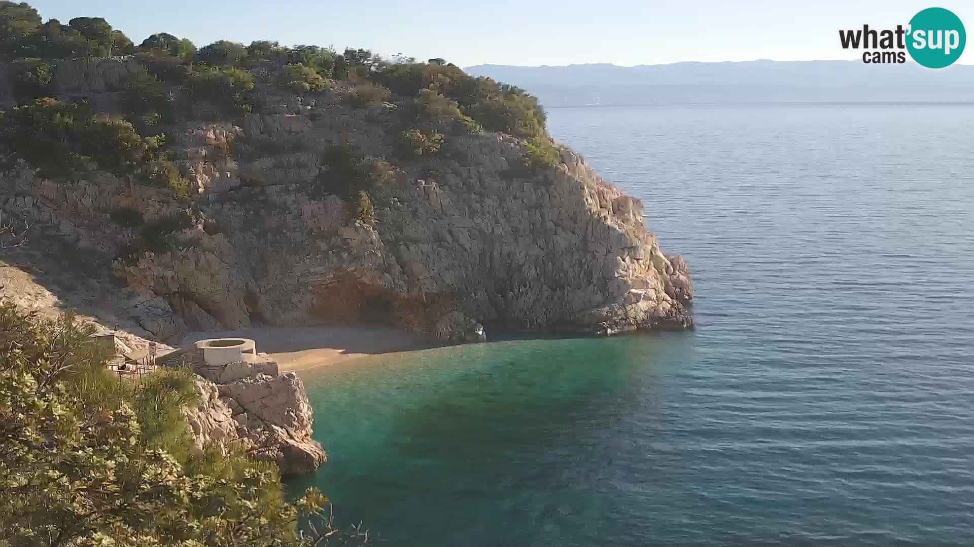 Webcam Brseč beach – Mošćenička Draga – Croatia