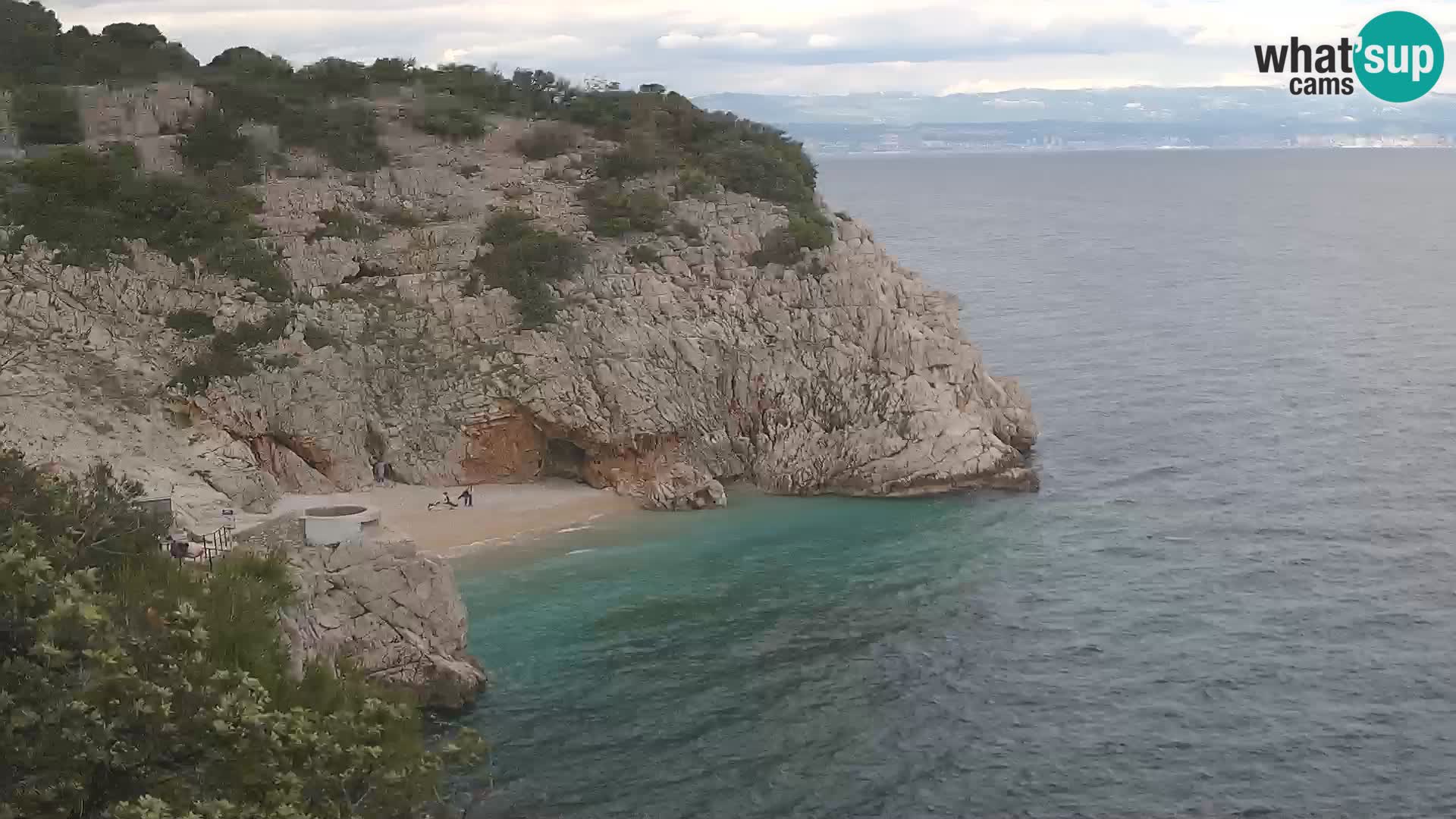 Webcam Brseč Strand – Mošćenička Draga – Kroatien