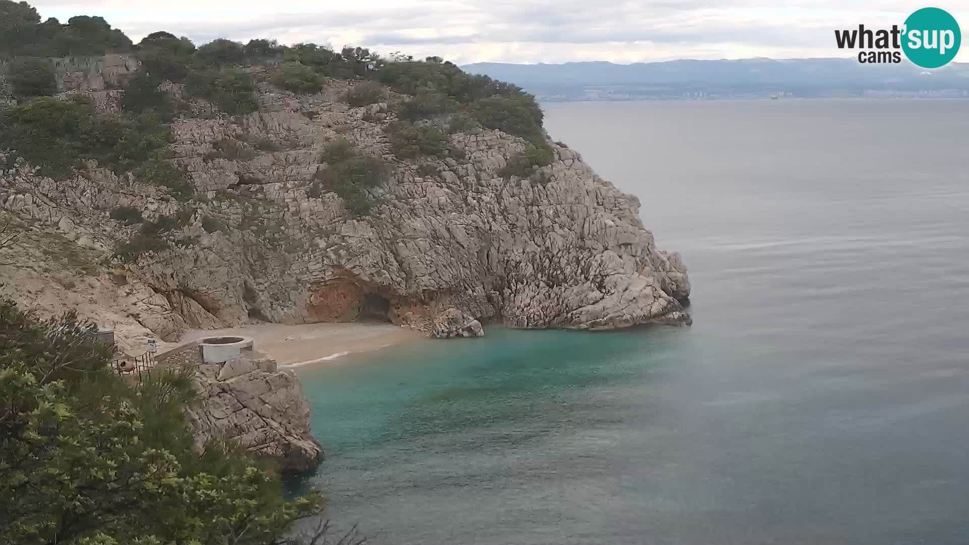 Webcam Bersezio spiaggia – Draga di Moschiena – Croazia