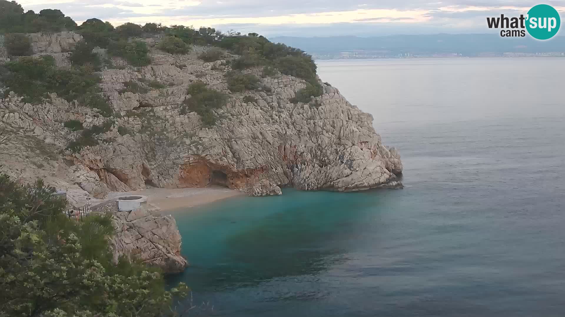 Webcam Brseč Strand – Mošćenička Draga – Kroatien