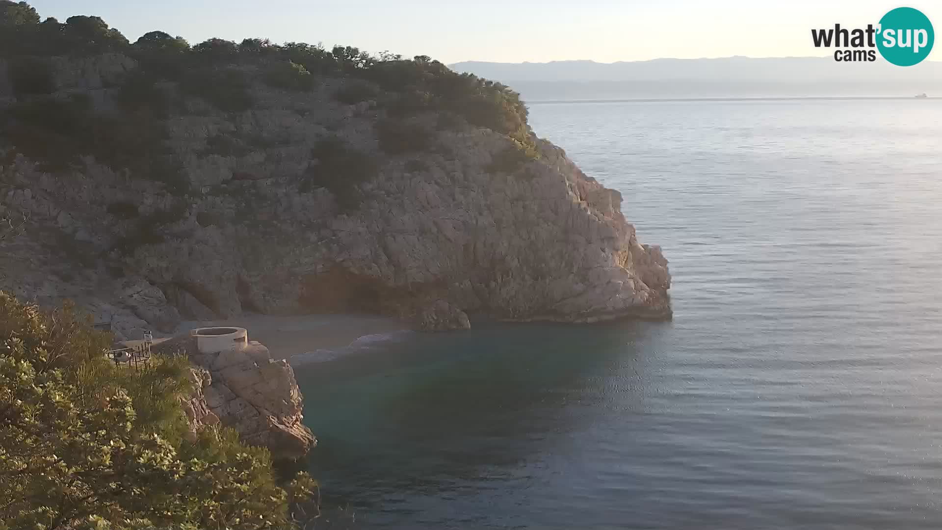 Webcam Brseč beach – Mošćenička Draga – Croatia