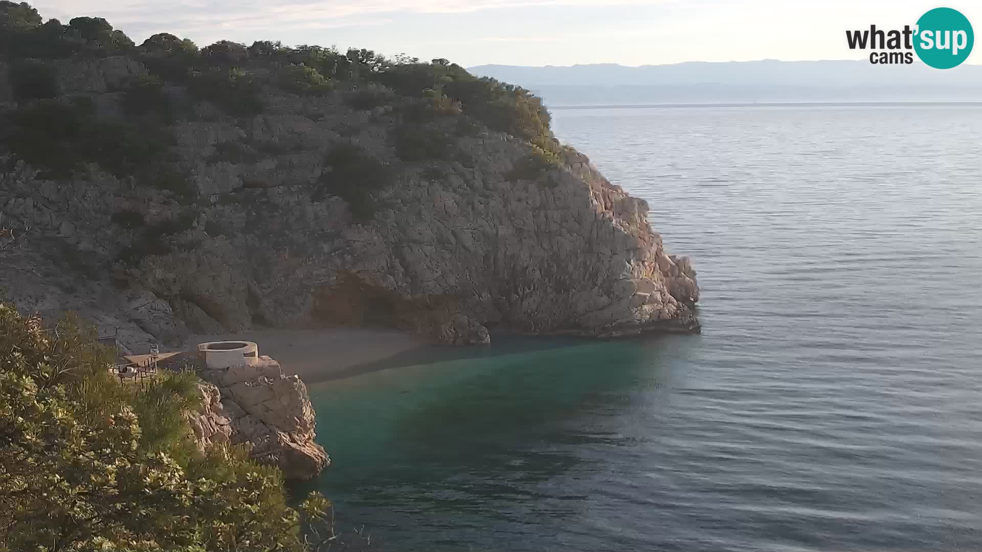Webcam Brseč beach – Mošćenička Draga – Croatia