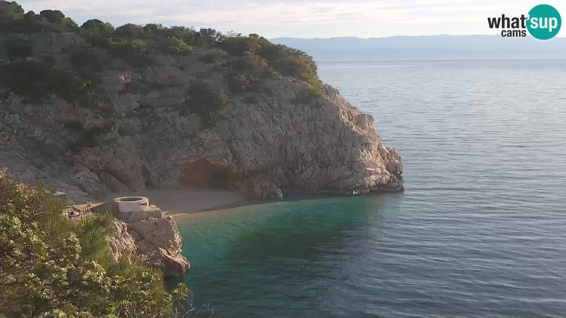 Webcam Brseč beach – Mošćenička Draga – Croatia