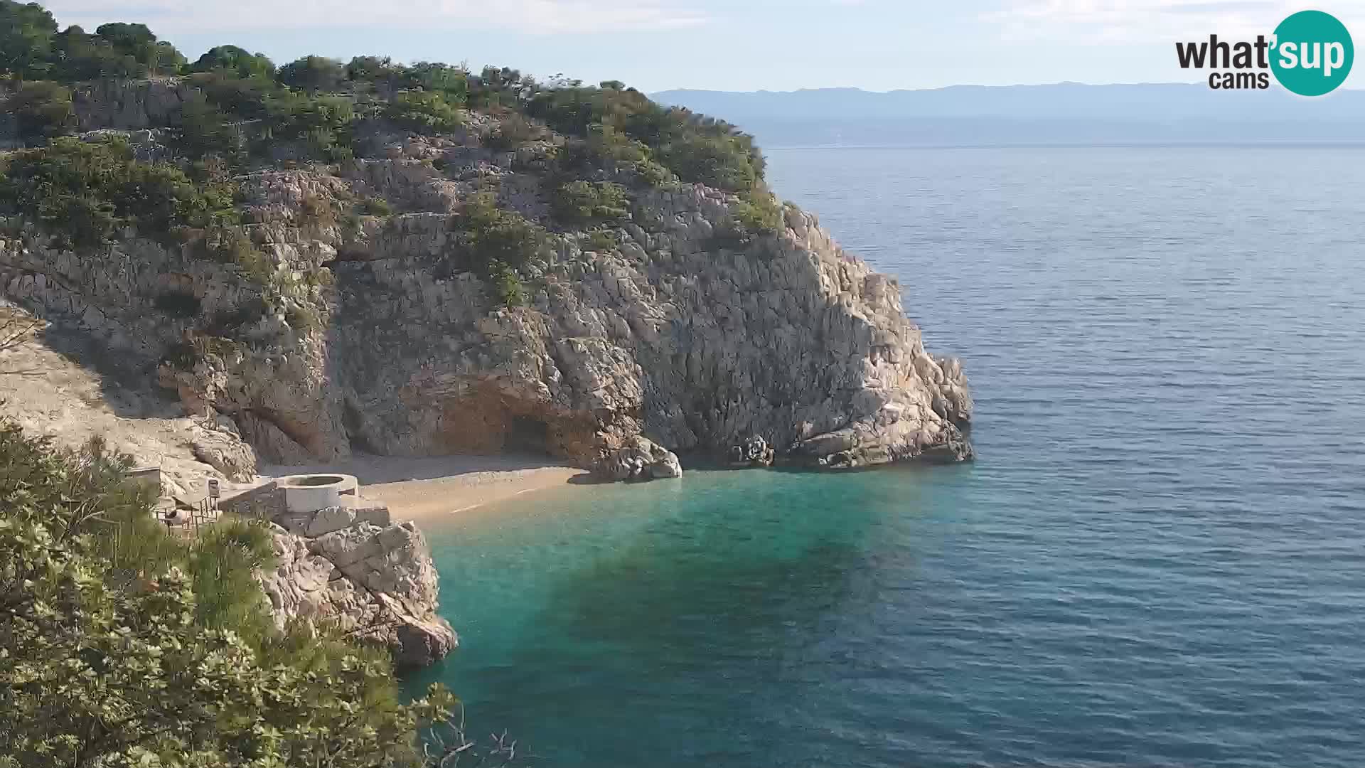 Webcam Bersezio spiaggia – Draga di Moschiena – Croazia