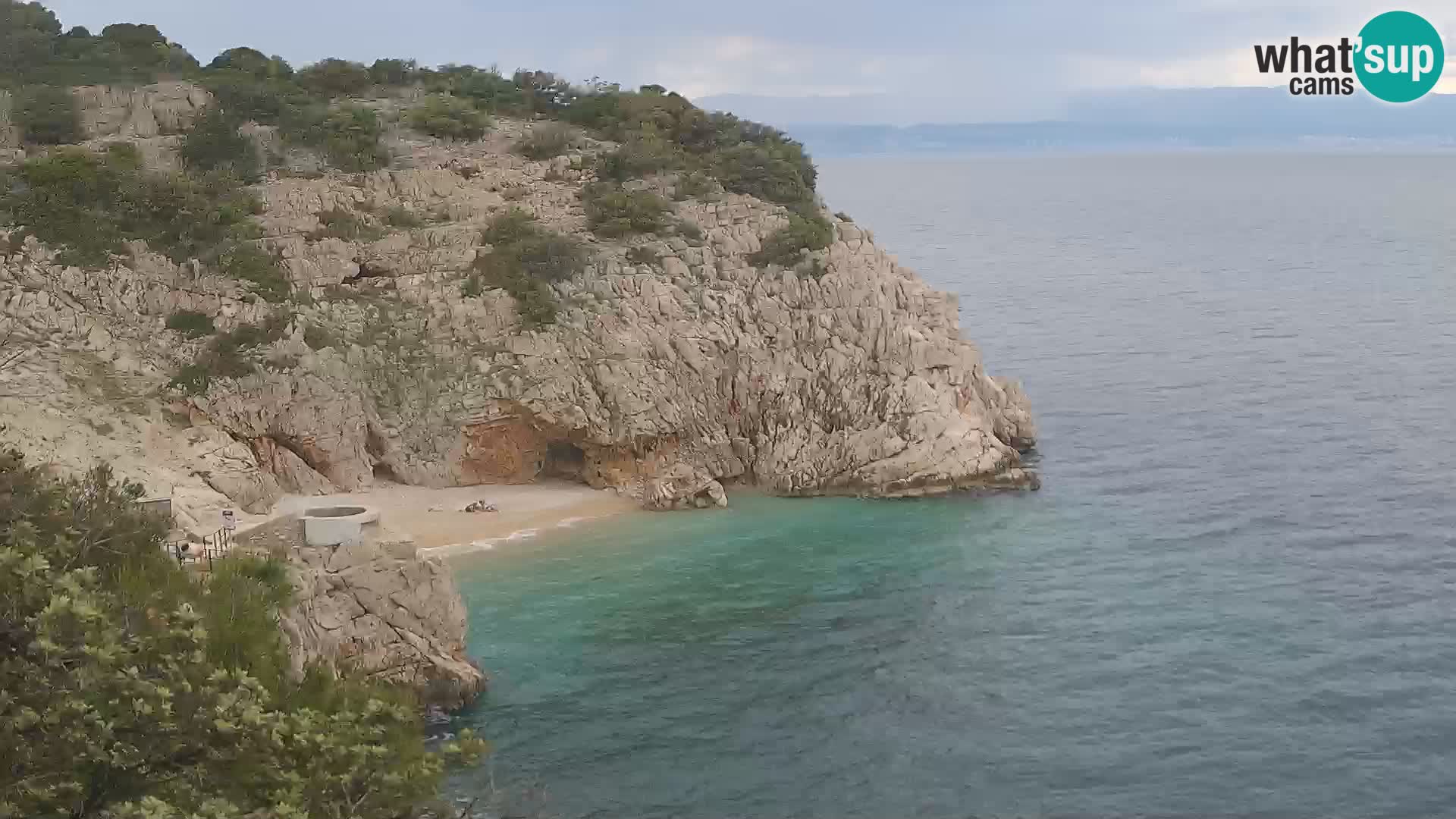 Webcam Brseč beach – Mošćenička Draga – Croatia